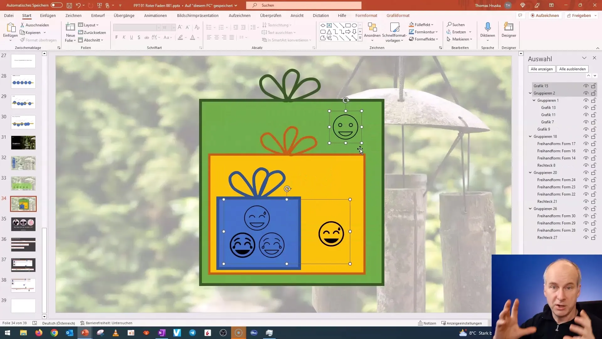 PowerPoint: Efficient grouping for better presentations