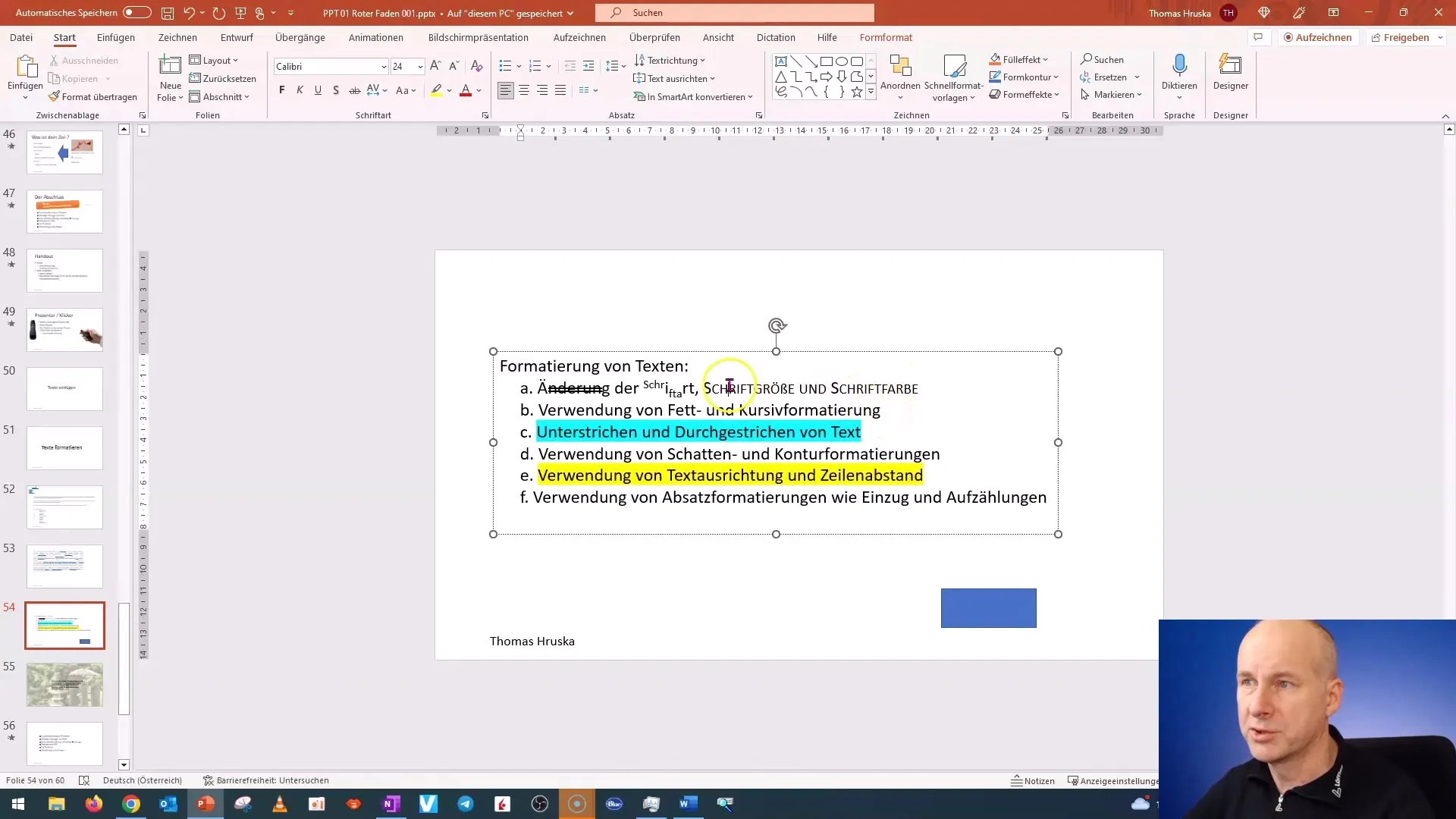 Formateo eficiente de textos en PowerPoint - Así es como se hace correctamente