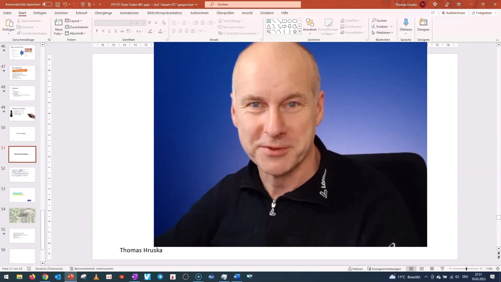 Efficiënt tekst opmaken in PowerPoint