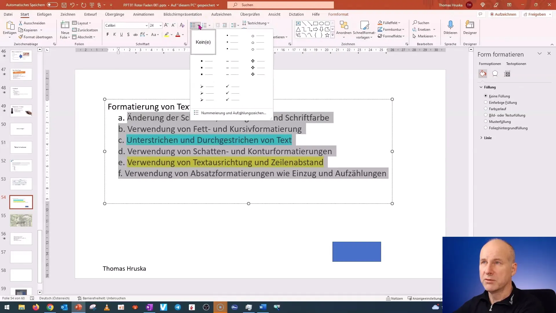 Efficient text formatting in PowerPoint - This is how you do it right