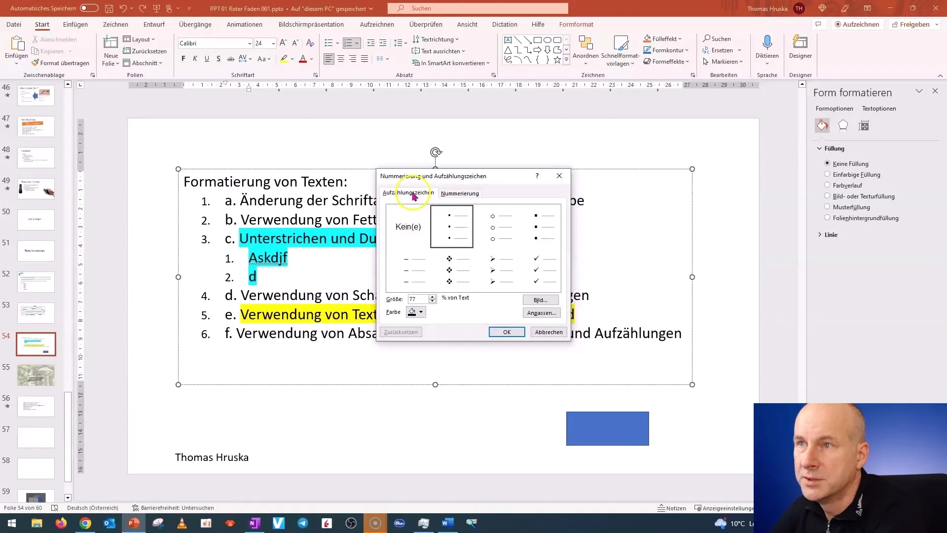 Efficient text formatting in PowerPoint - This is how you do it right