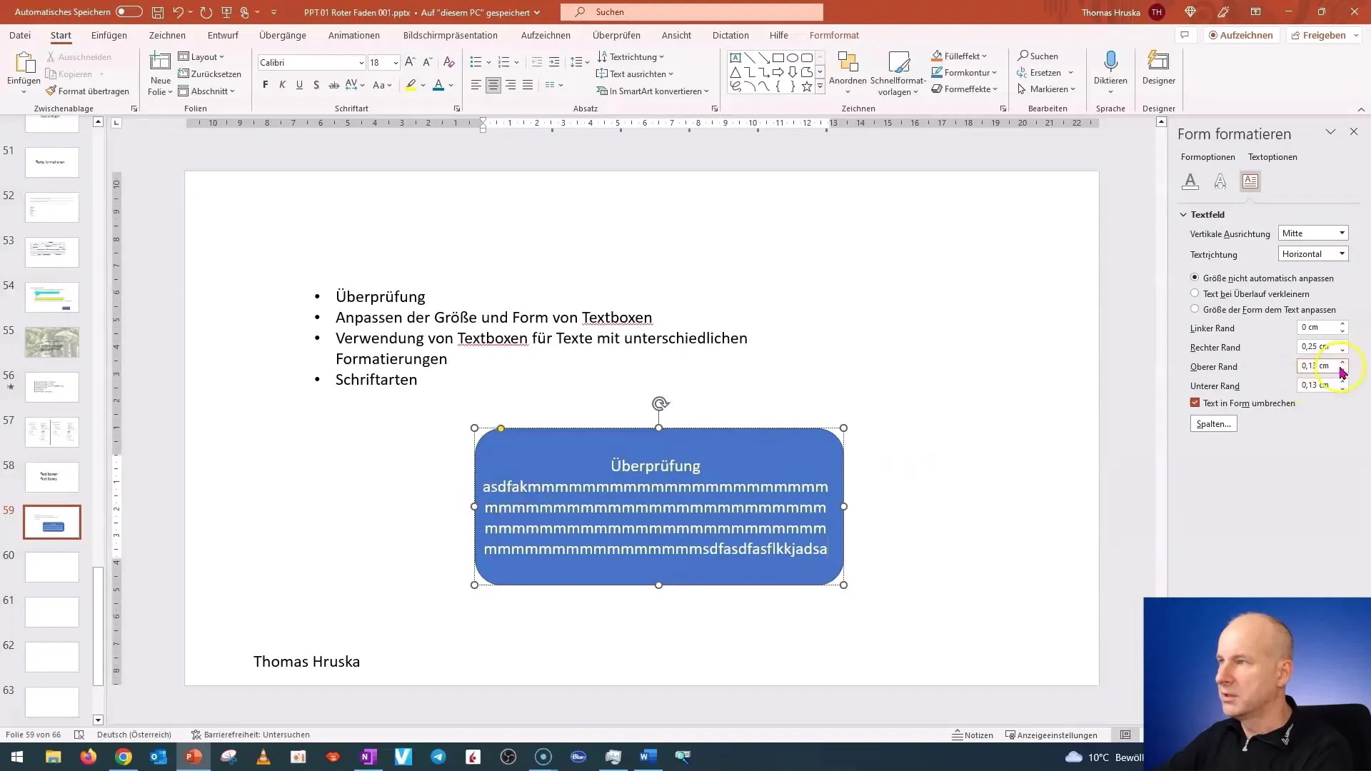 PowerPoint'te metin kutularının ustalıklı kullanımı