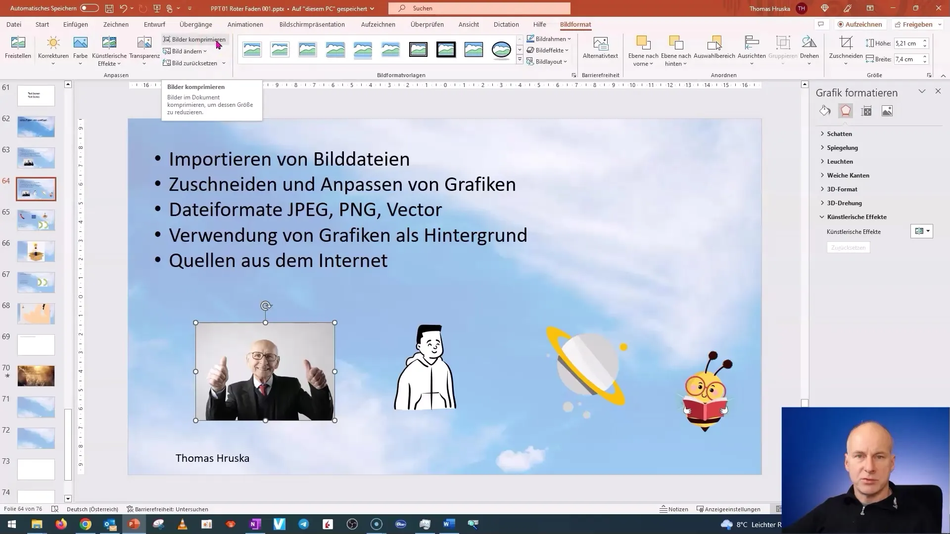 PowerPoint Kursu: Resimleri etkili bir şekilde eklemek ve düzenlemek