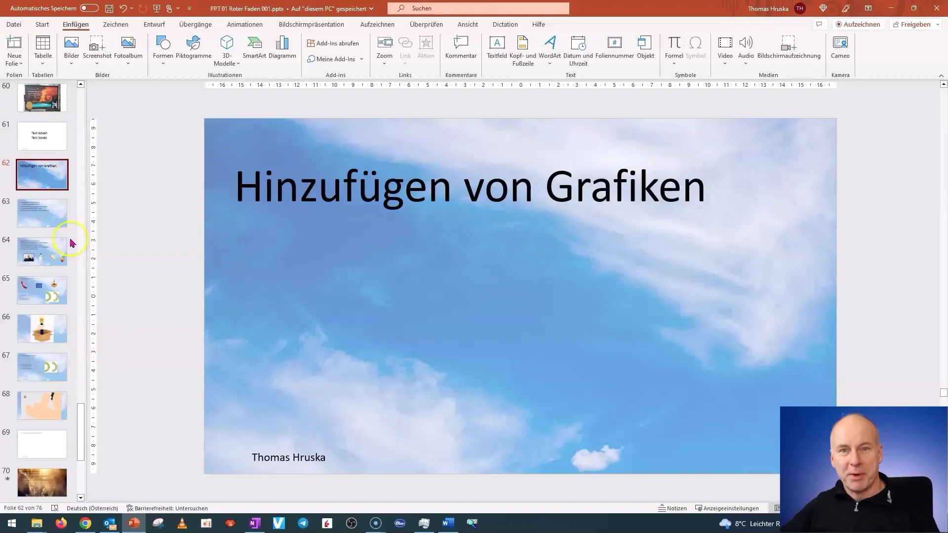 Kursus PowerPoint: Memasukkan dan mengedit gambar secara efektif