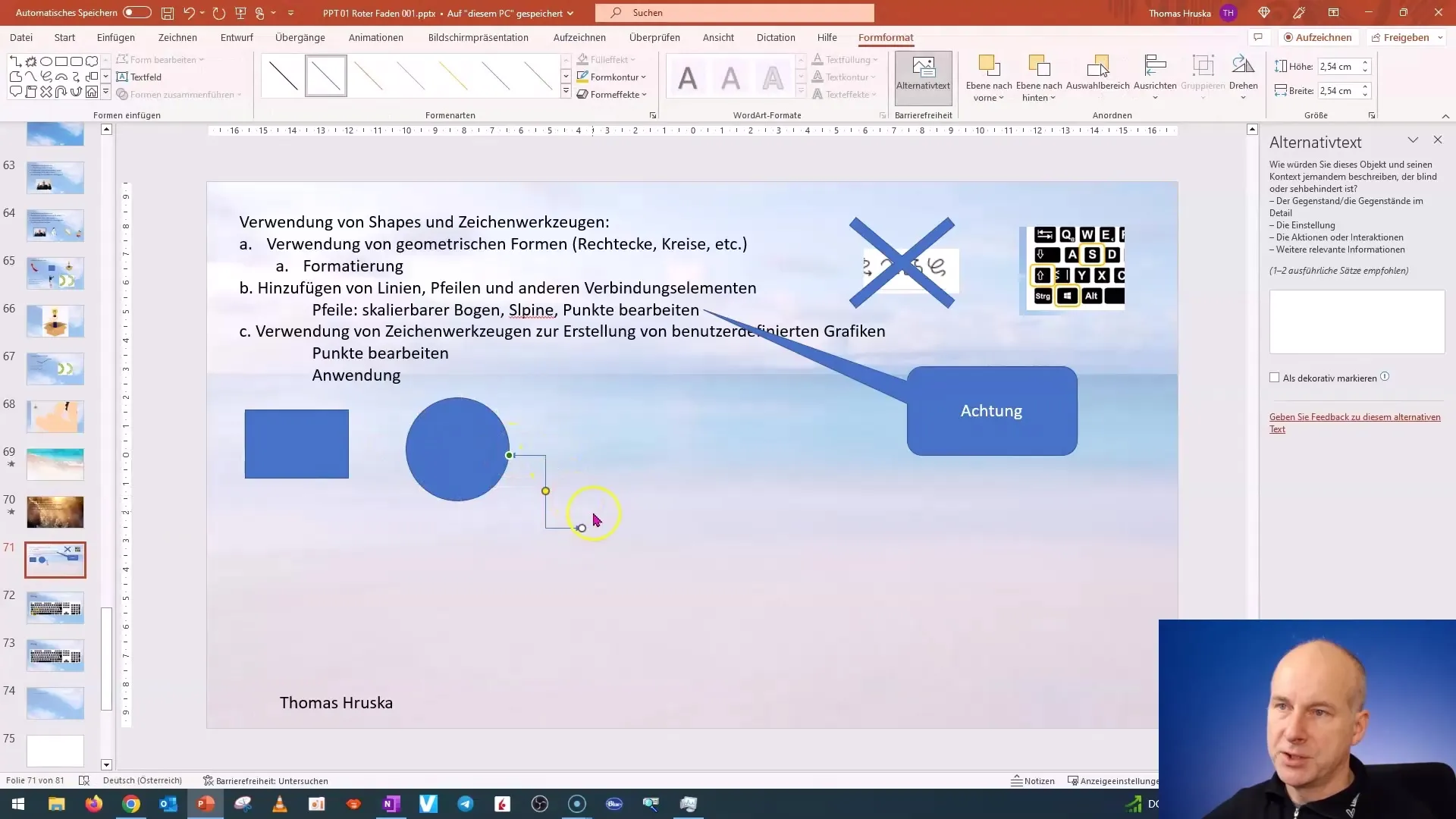 PowerPoint: Inserting, formatting, and linking graphics