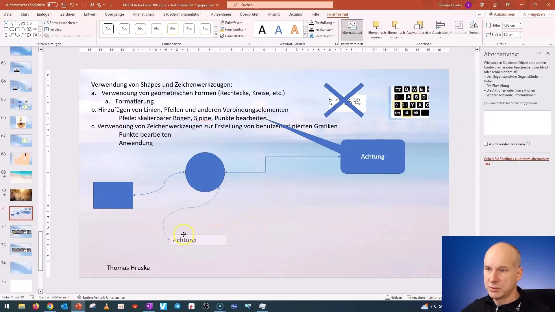 PowerPoint: Inserting, formatting, and linking graphics