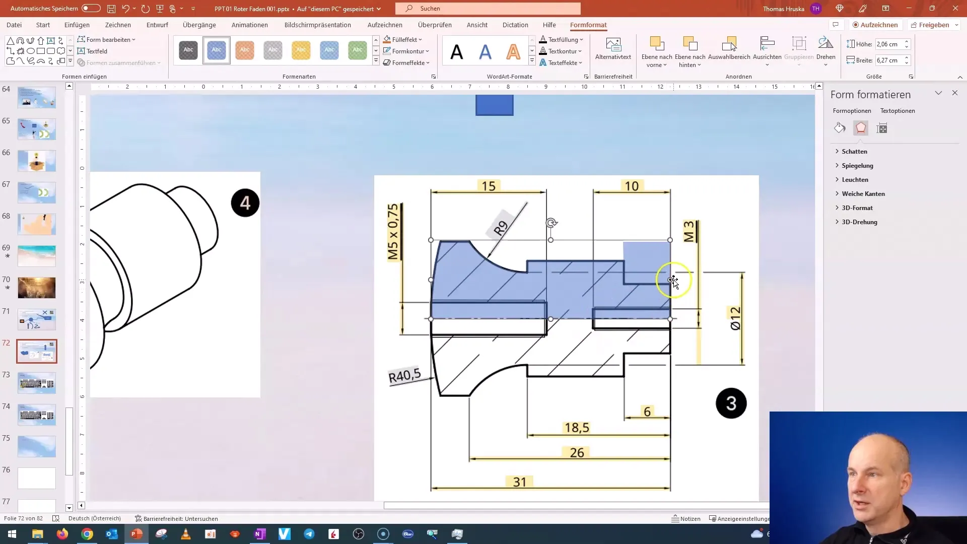 Trinnvis veiledning for å opprette og tilpasse frihåndsformer i PowerPoint