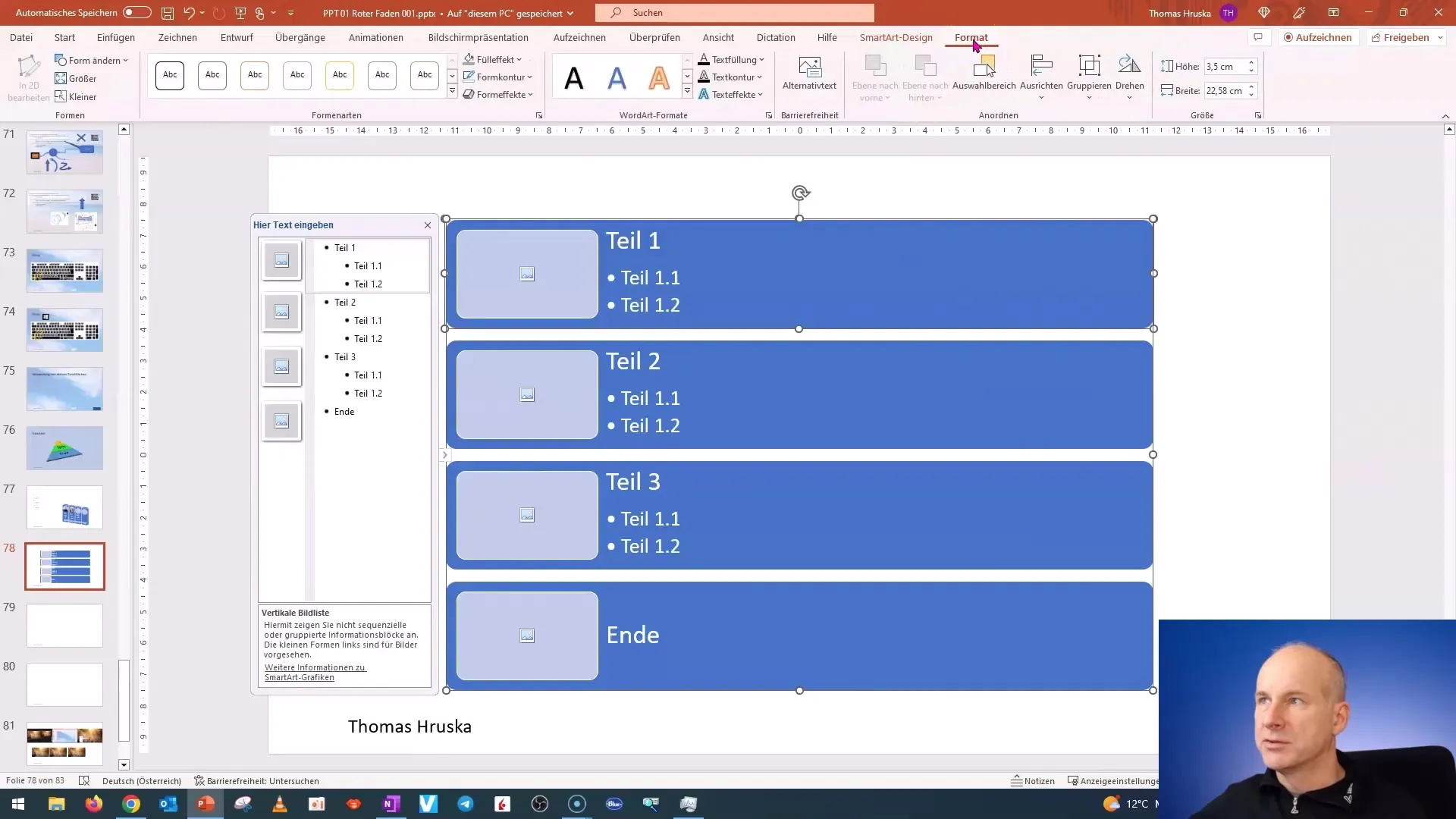 A SmartArt hatékony használata PowerPointban