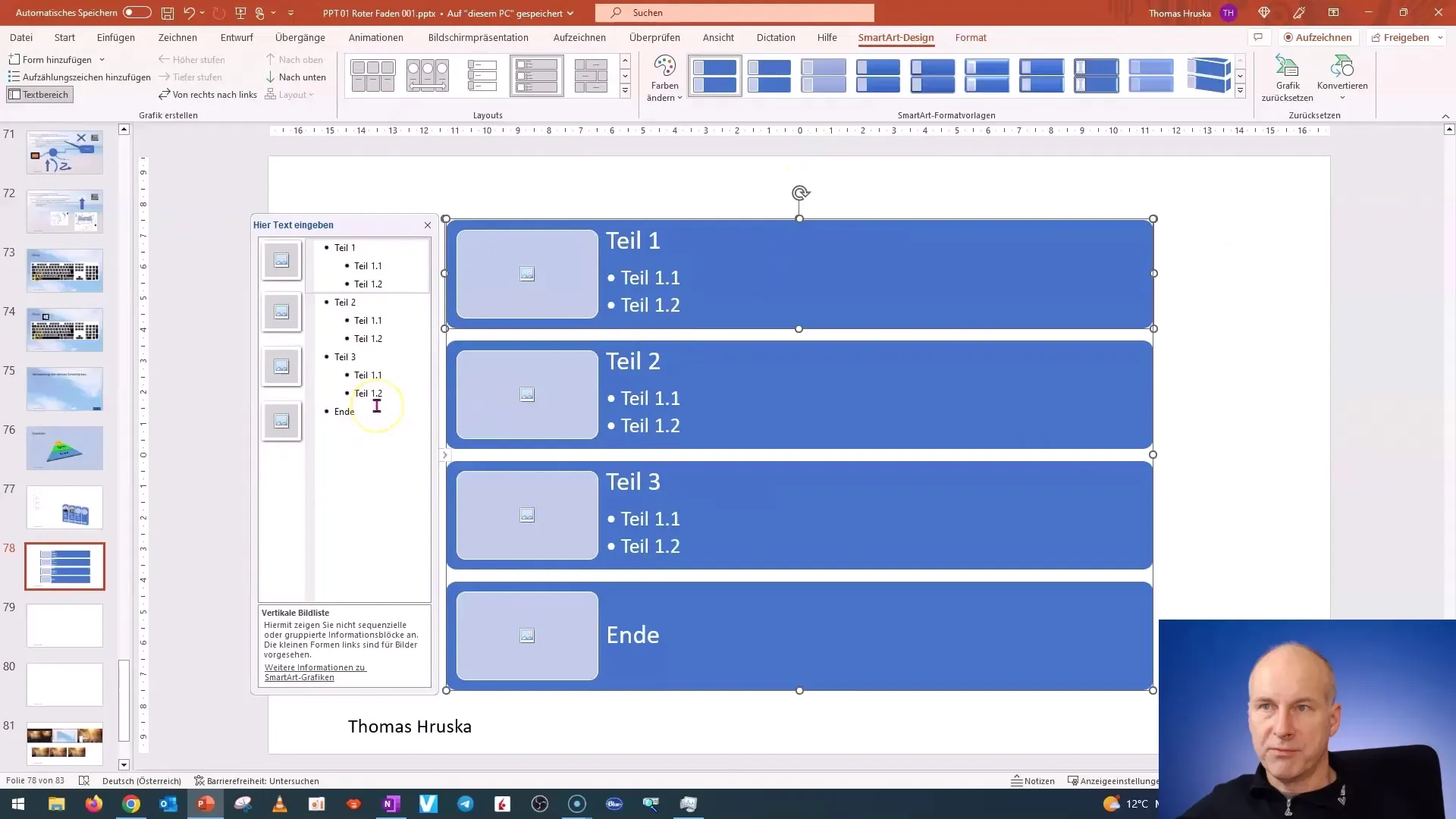 PowerPoint'te SmartArt'ın verimli kullanımı