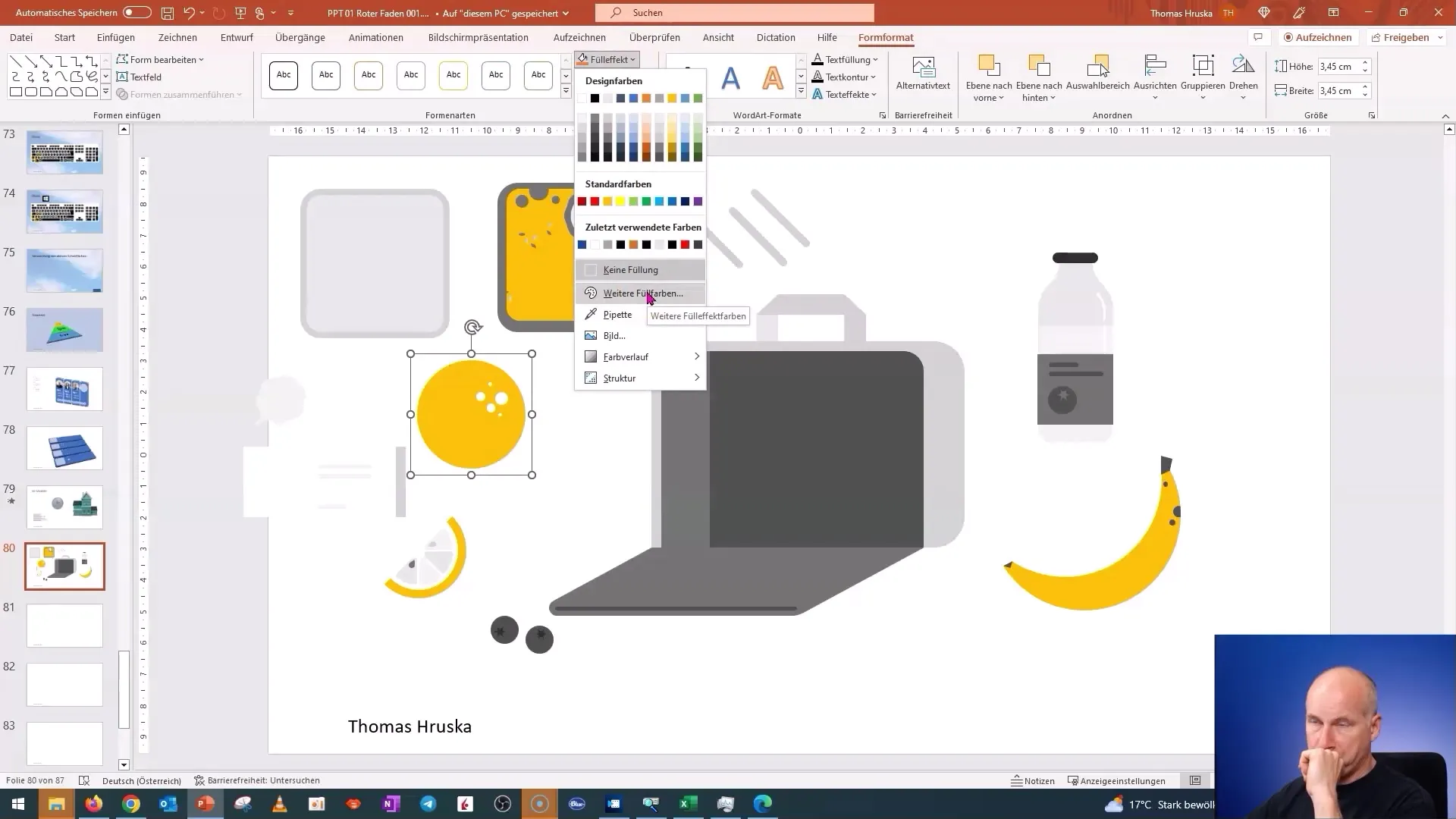 Trucchi per PowerPoint:  adattare grafiche 2D e usare il trucco della pipetta