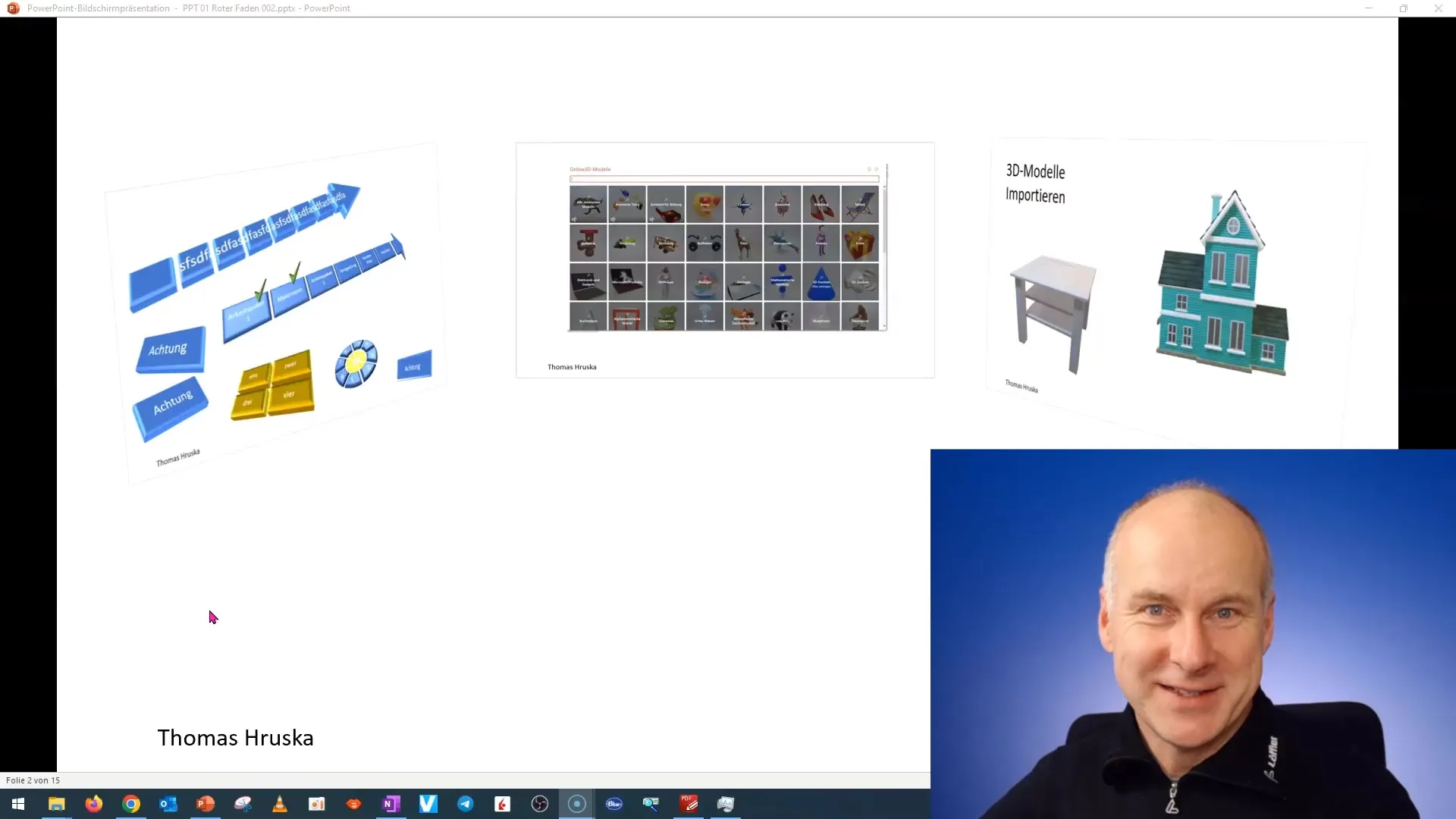 Création et utilisation de modèles 3D dans PowerPoint