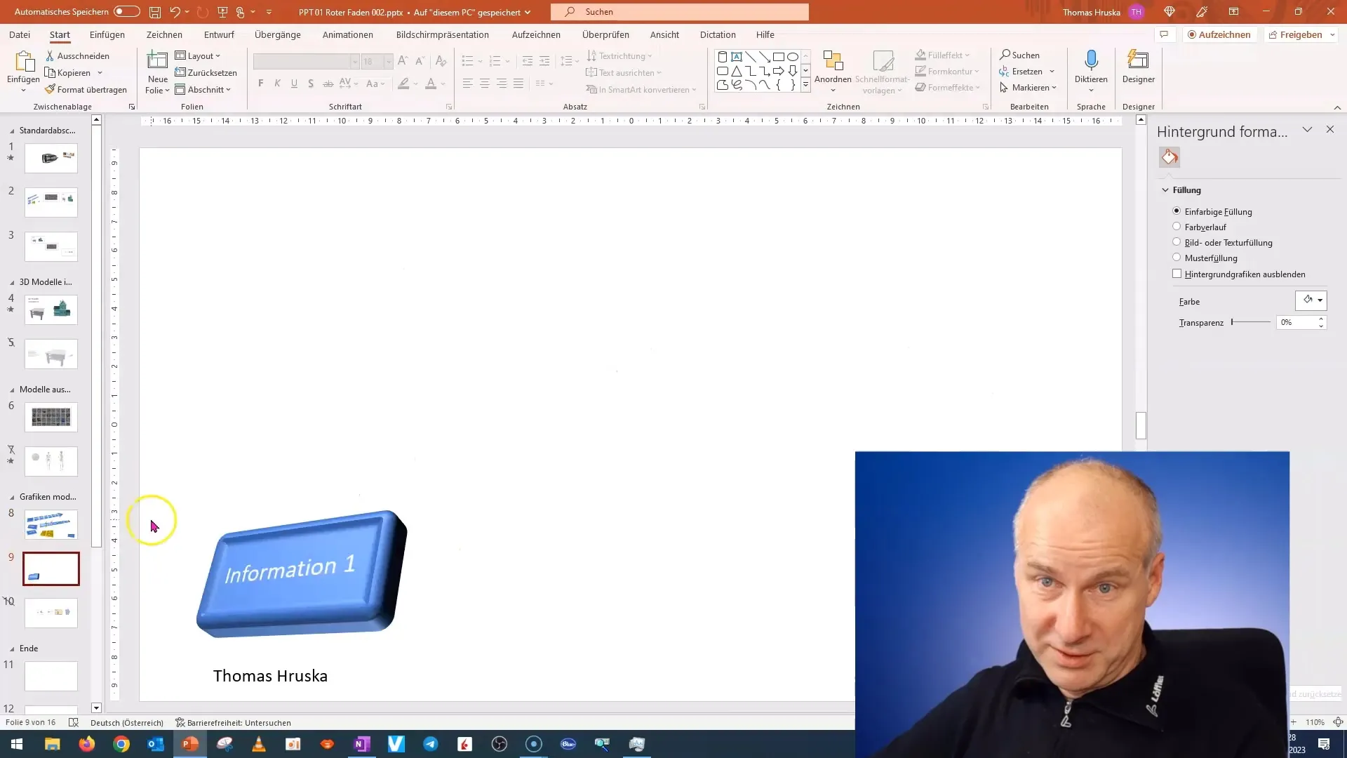 PowerPoint'te 3 boyutlu bir proje raporunun hızlı bir şekilde oluşturulması