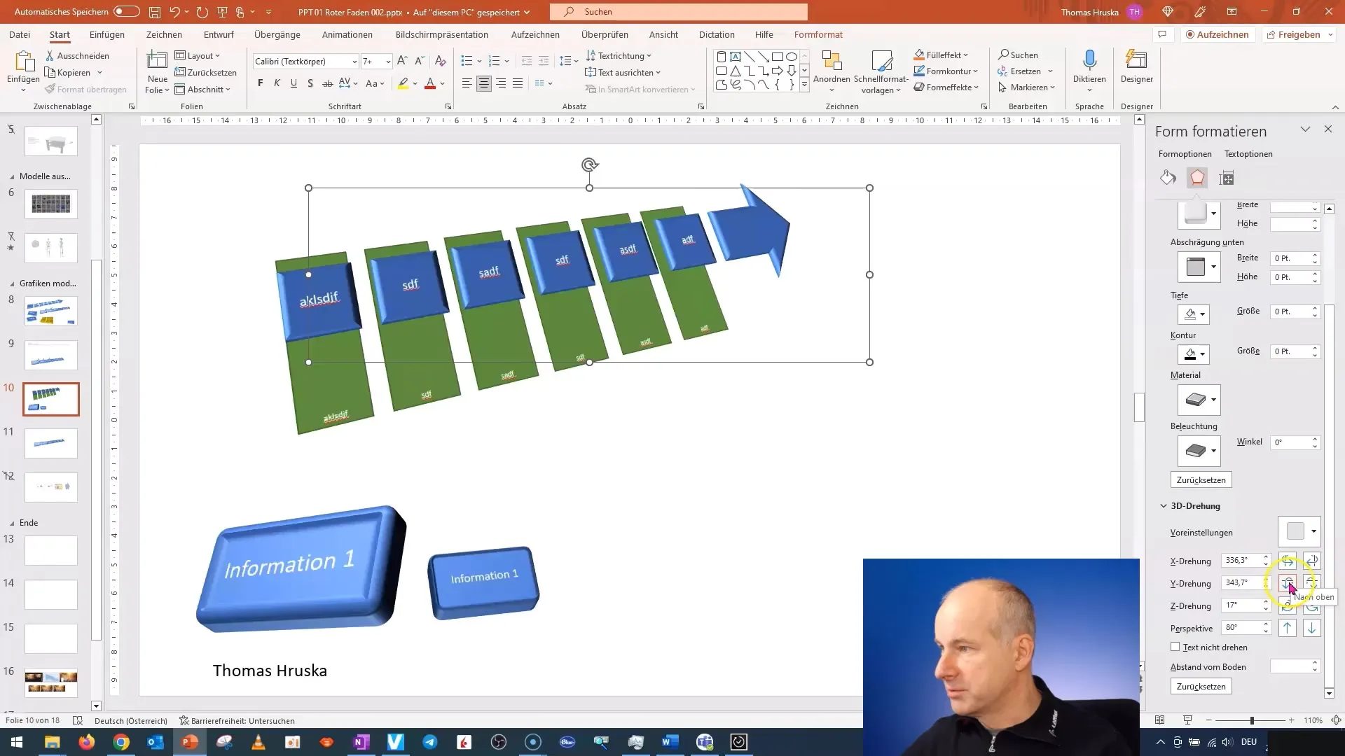 Kreatív 3D modellek kialakítása a PowerPointban