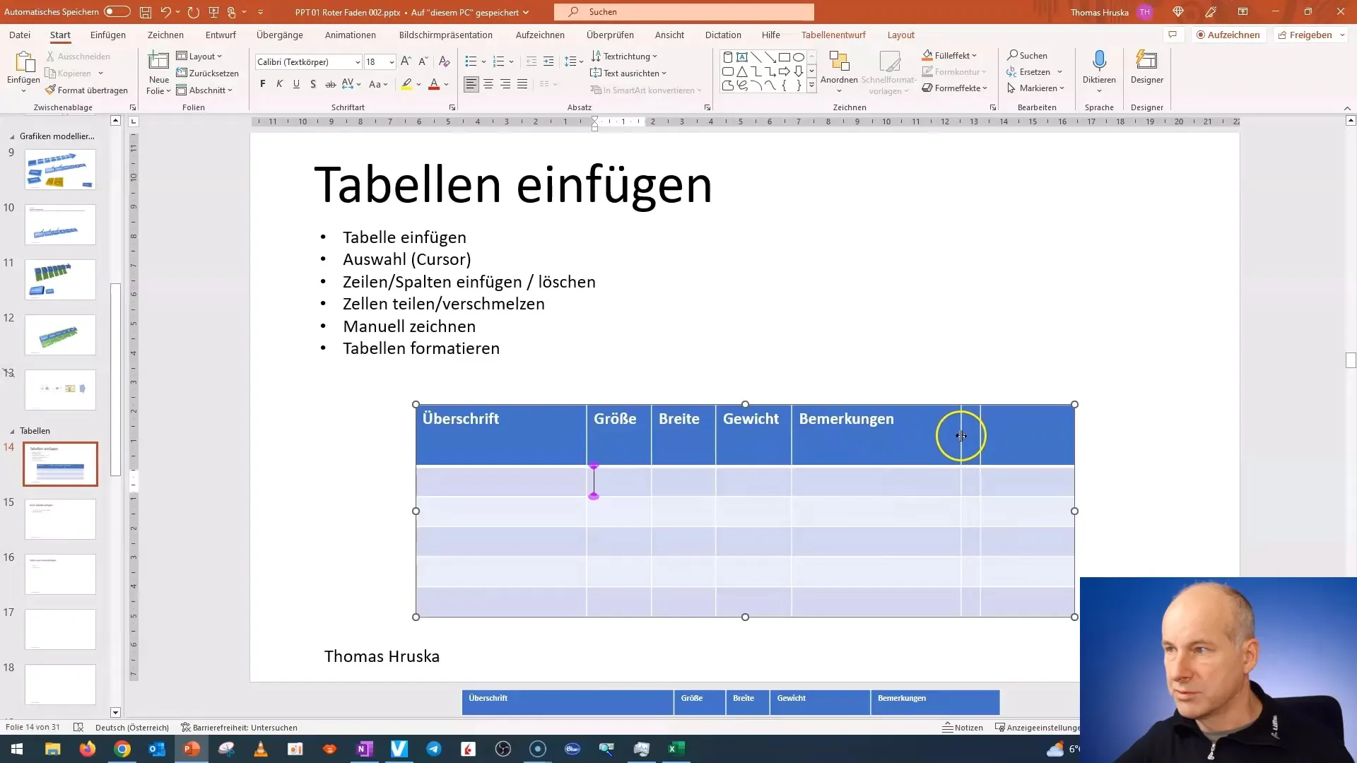 PowerPoint: Táblázatok hatékony beszúrása és szerkesztése