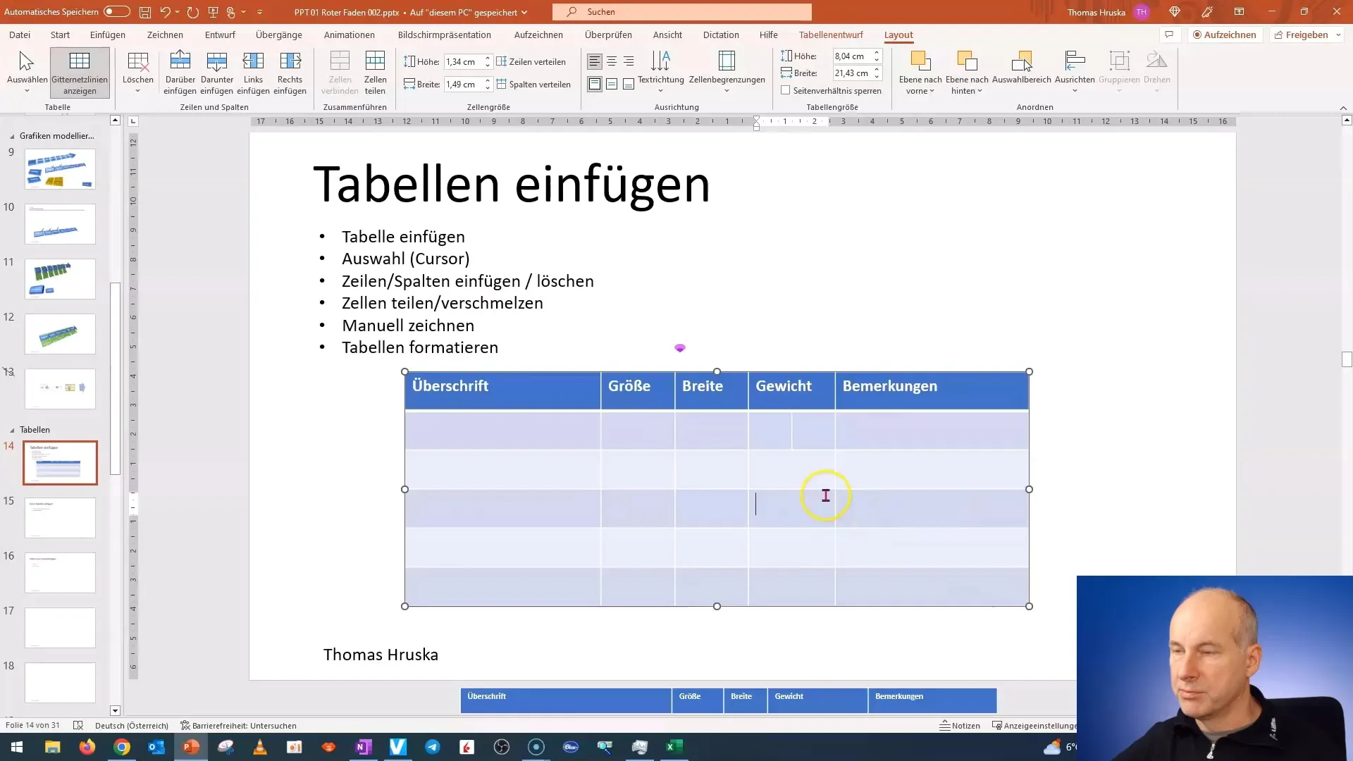 PowerPoint: Táblázatok hatékony beszúrása és szerkesztése