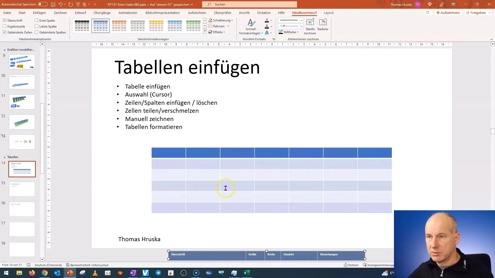 PowerPoint: Inserir e editar tabelas de forma eficiente