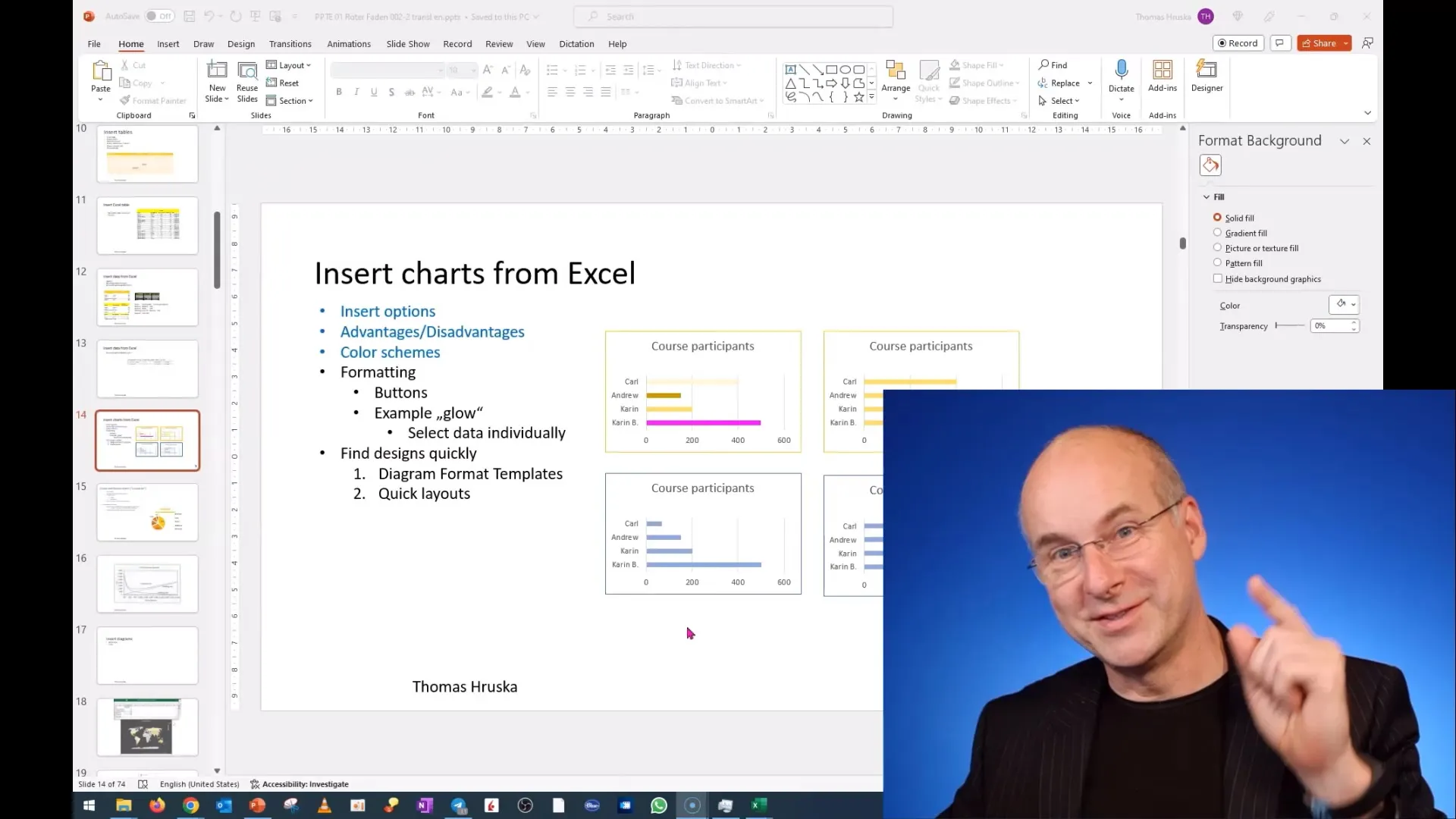 Curso de PowerPoint: Cómo evitar riesgos al incrustar datos