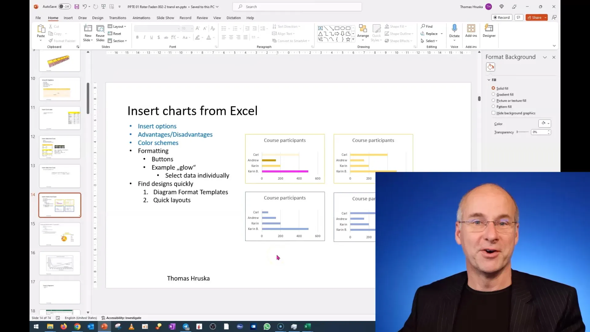 Cours PowerPoint : Comment éviter les risques lors de l'incorporation de données