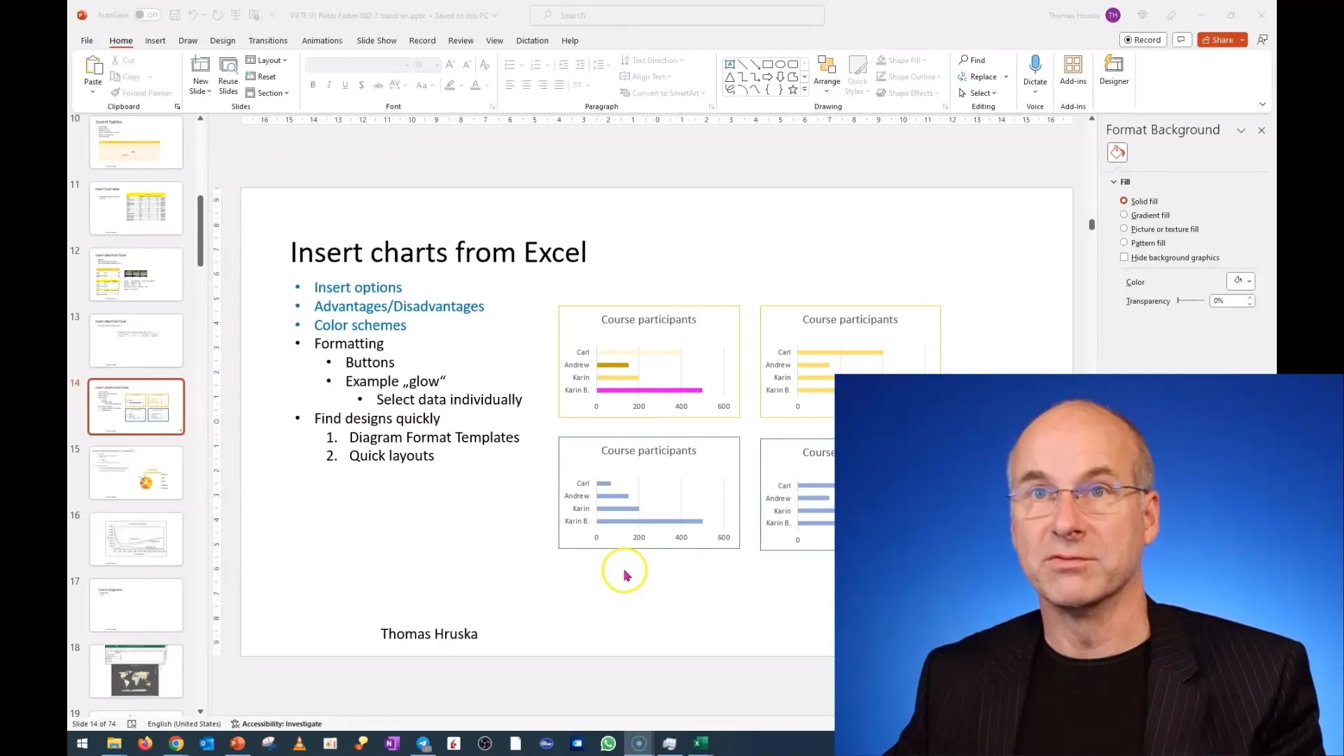 Curso de PowerPoint: Cómo evitar riesgos al incrustar datos