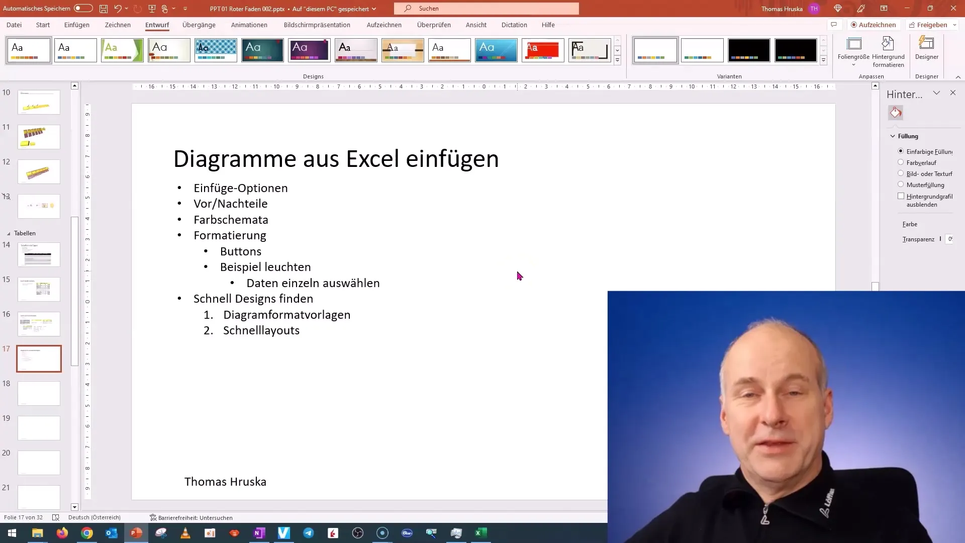 PowerPoint'e diyagramları verimli bir şekilde ekleyin ve en uygun renk şemalarını kullanın