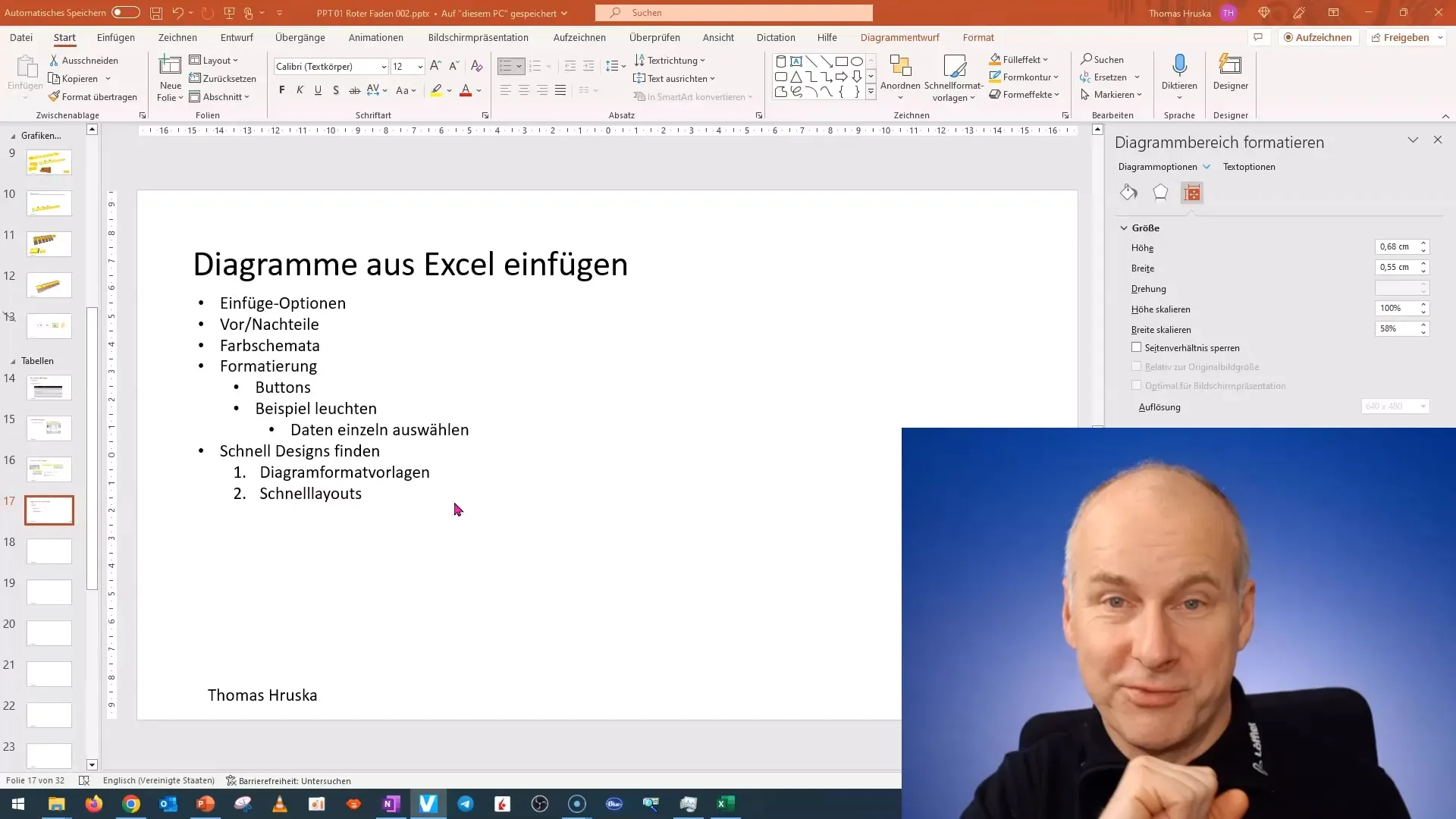 Master the formatting of PowerPoint charts