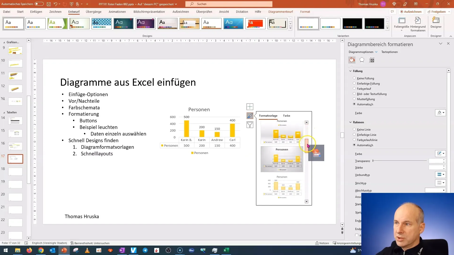 Zvládni formátování grafů v programu PowerPoint