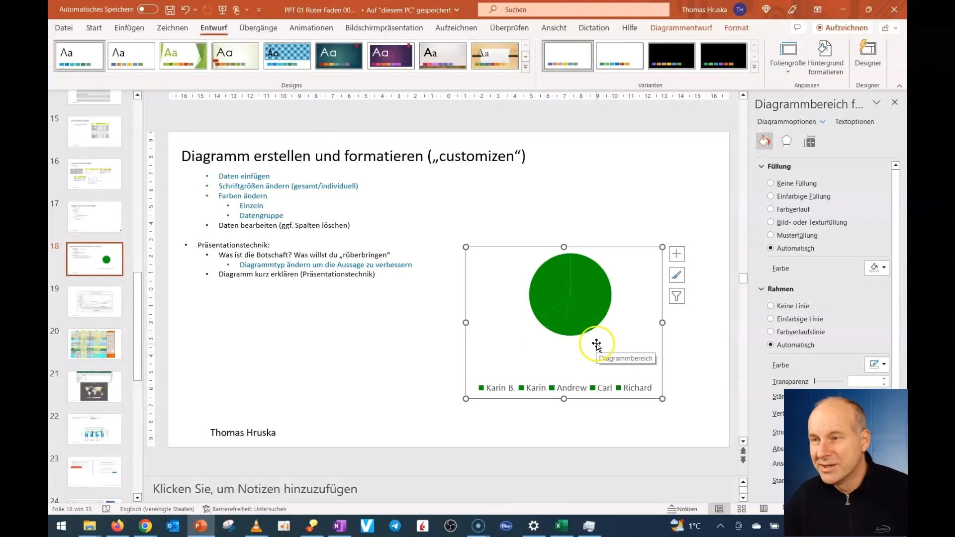 PowerPoint'te diyagramı içerik açısından optimize etmek - Adım adım kılavuz