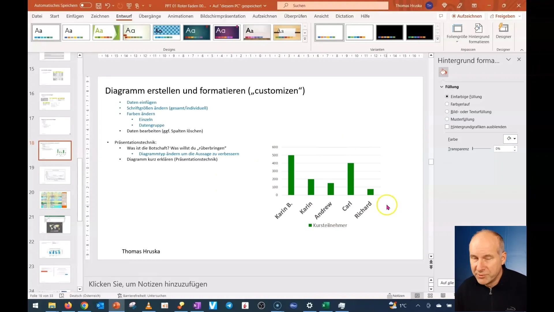 Diagramm in PowerPoint inhaltlich optimieren – Schritt-für-Schritt-Anleitung