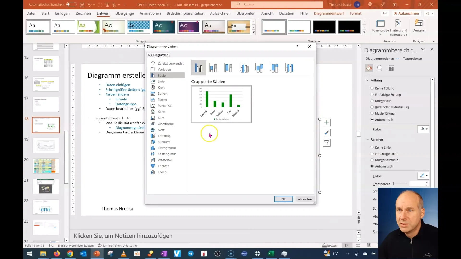 Optimera diagrammet i PowerPoint innehållsmässigt – Steg-för-steg-guide