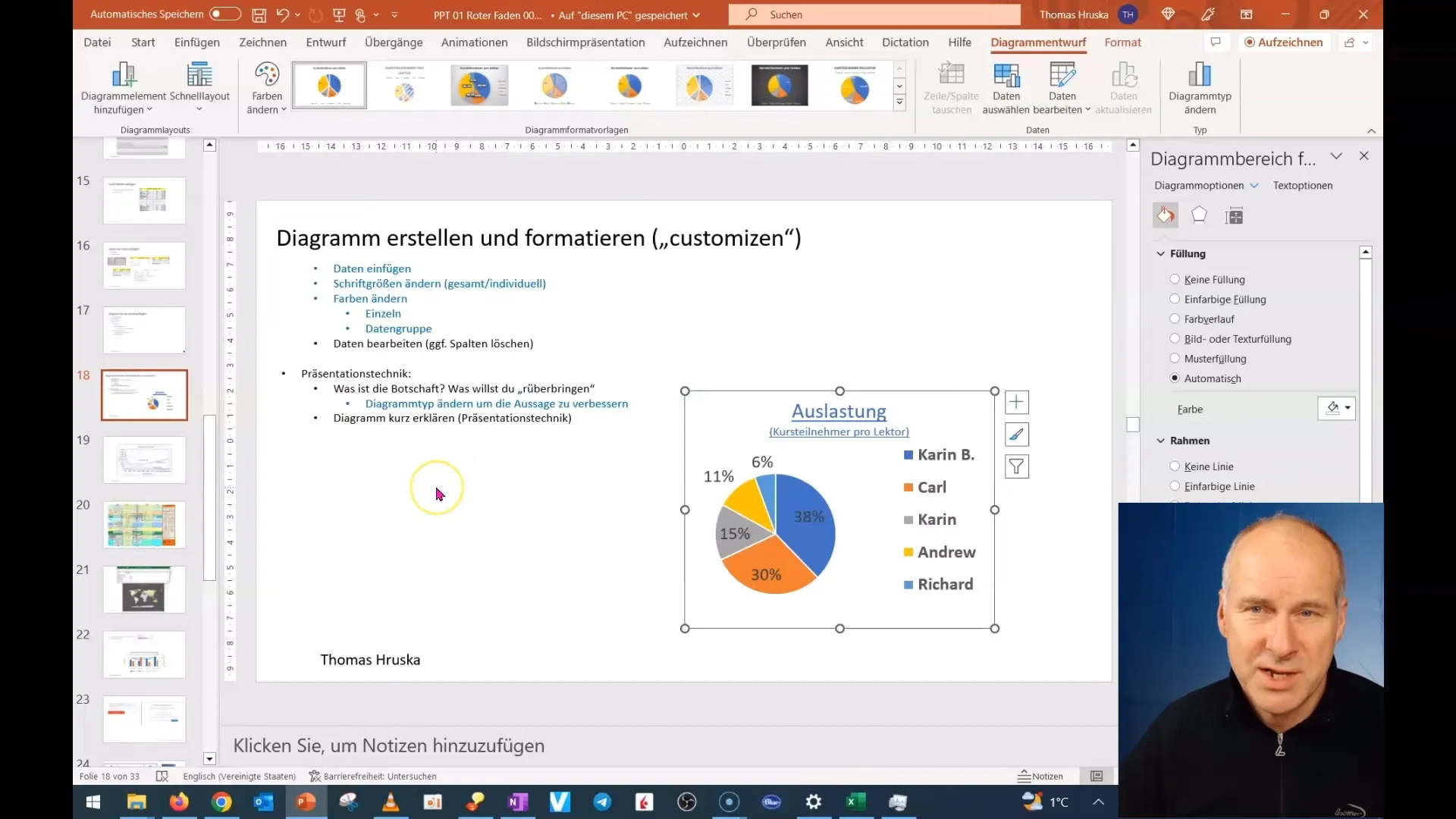 Præsentation af diagrammer på en effektiv måde - en trin-for-trin vejledning