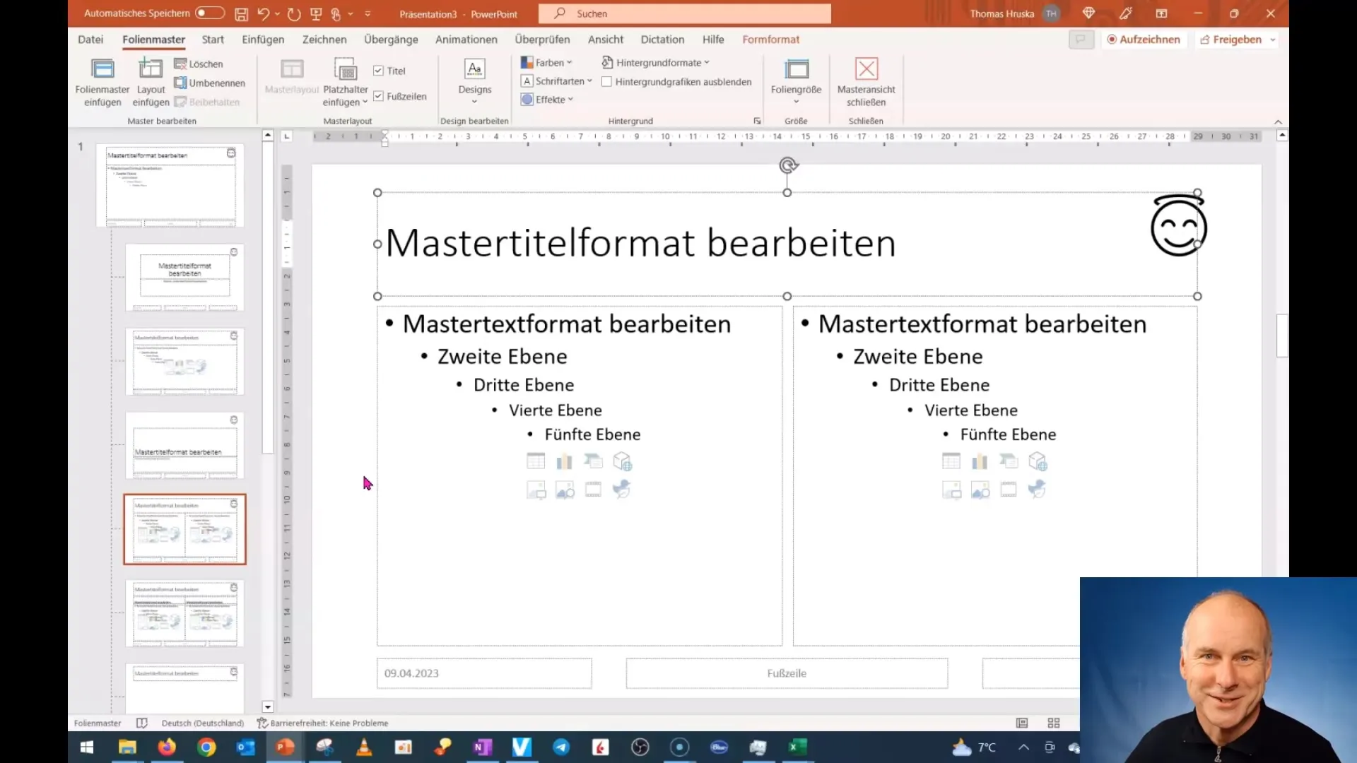 Curso de PowerPoint: Detalles sobre el patrón de diapositivas