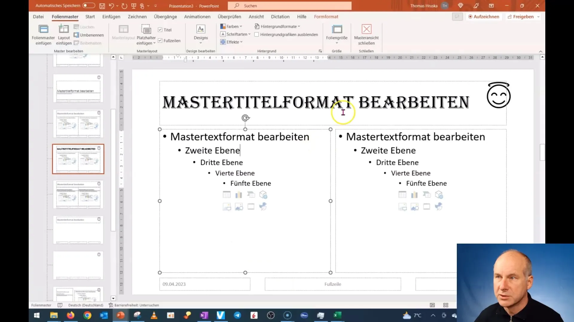 PowerPoint-kurs: Rediger og opsæt slides-layouts