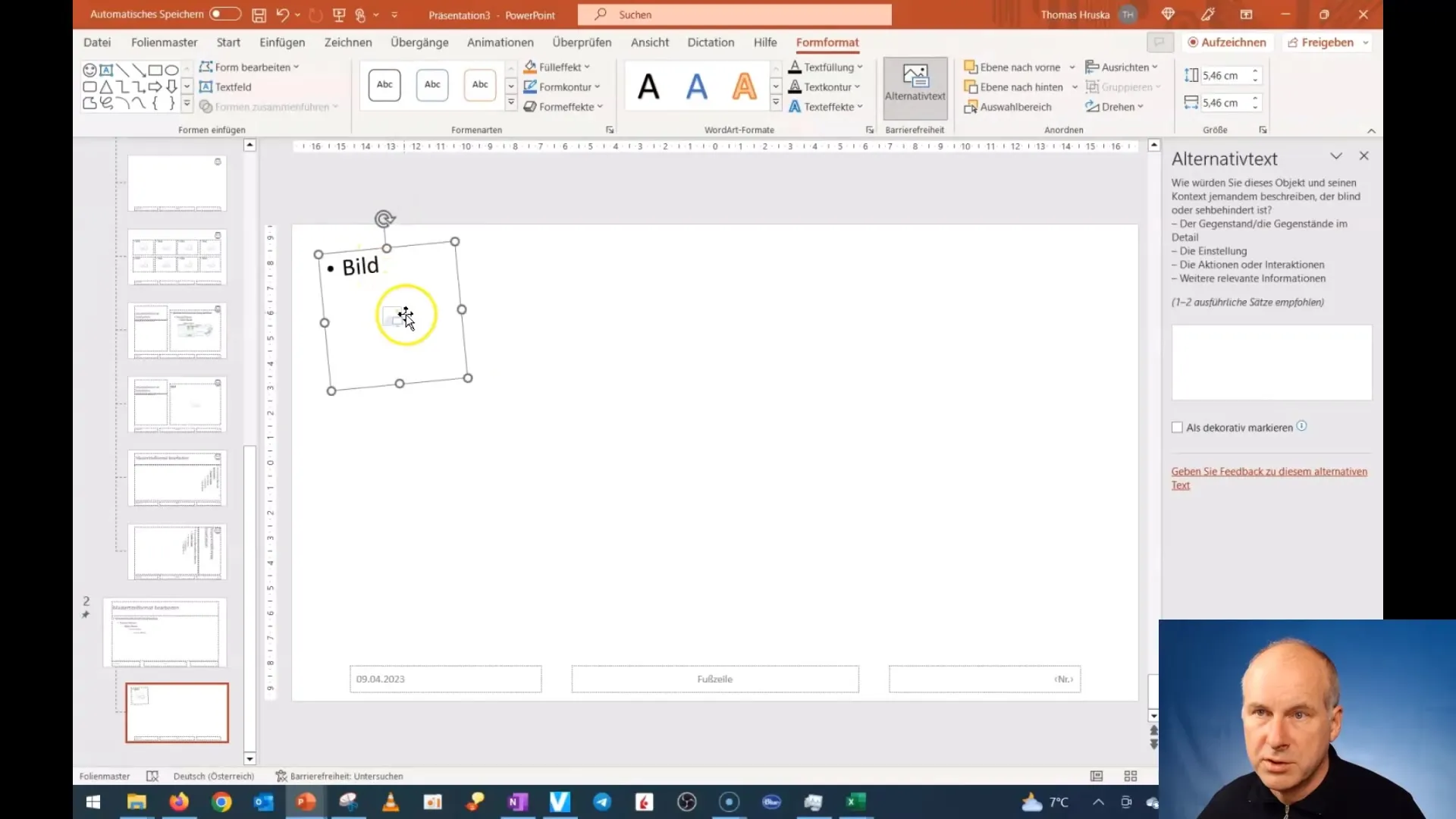 Create photo collages efficiently with PowerPoint