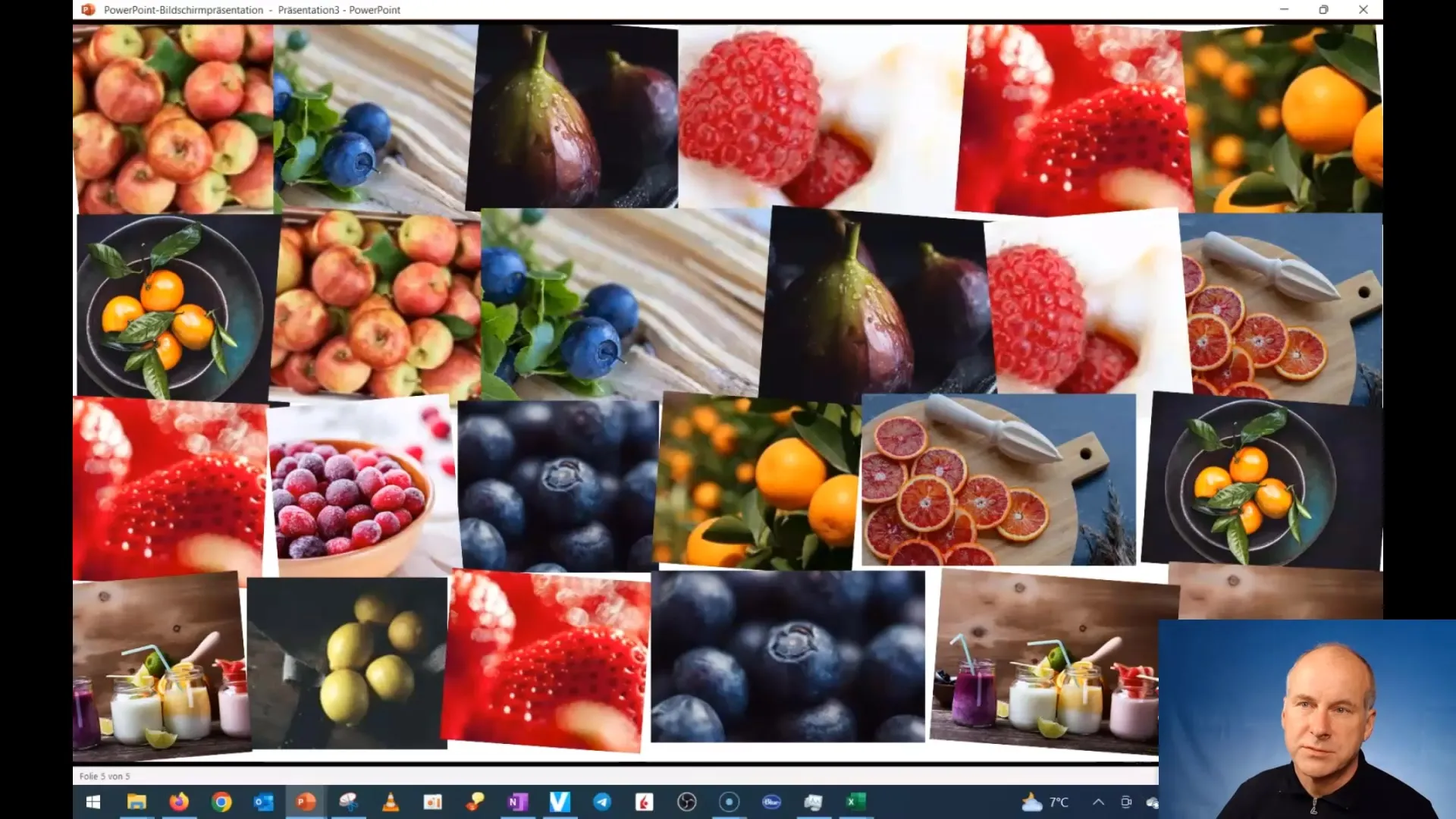 Create photo collages efficiently with PowerPoint