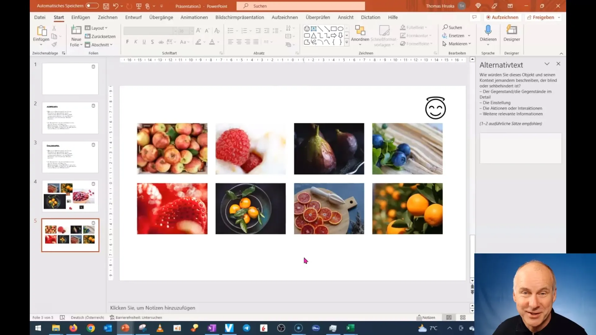 Create photo collages efficiently with PowerPoint