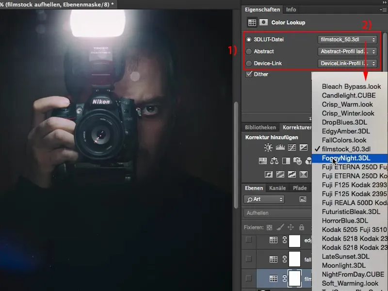 Looks & Styles mit Photoshop - Color Lookups