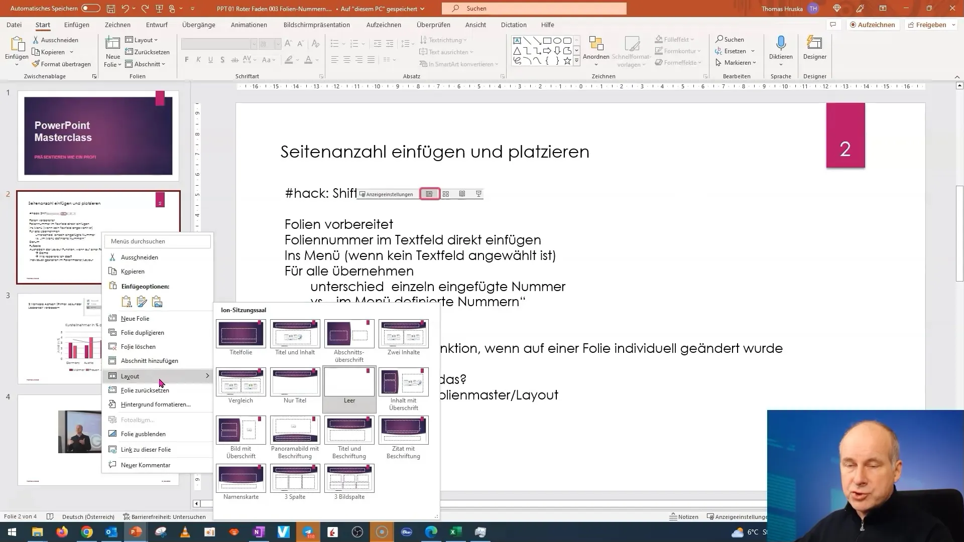 Jak dostosować numery stron w projekcie PowerPoint