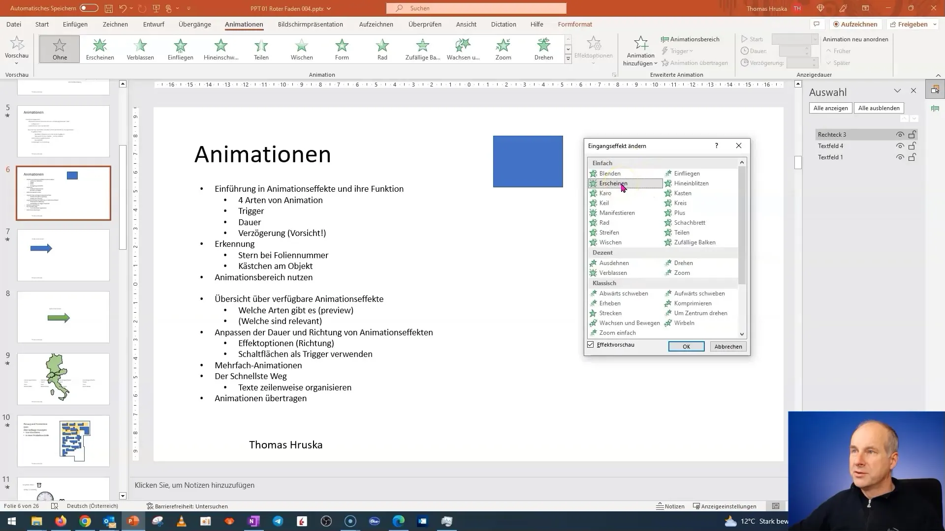 Den omfattande guiden för animationer i PowerPoint