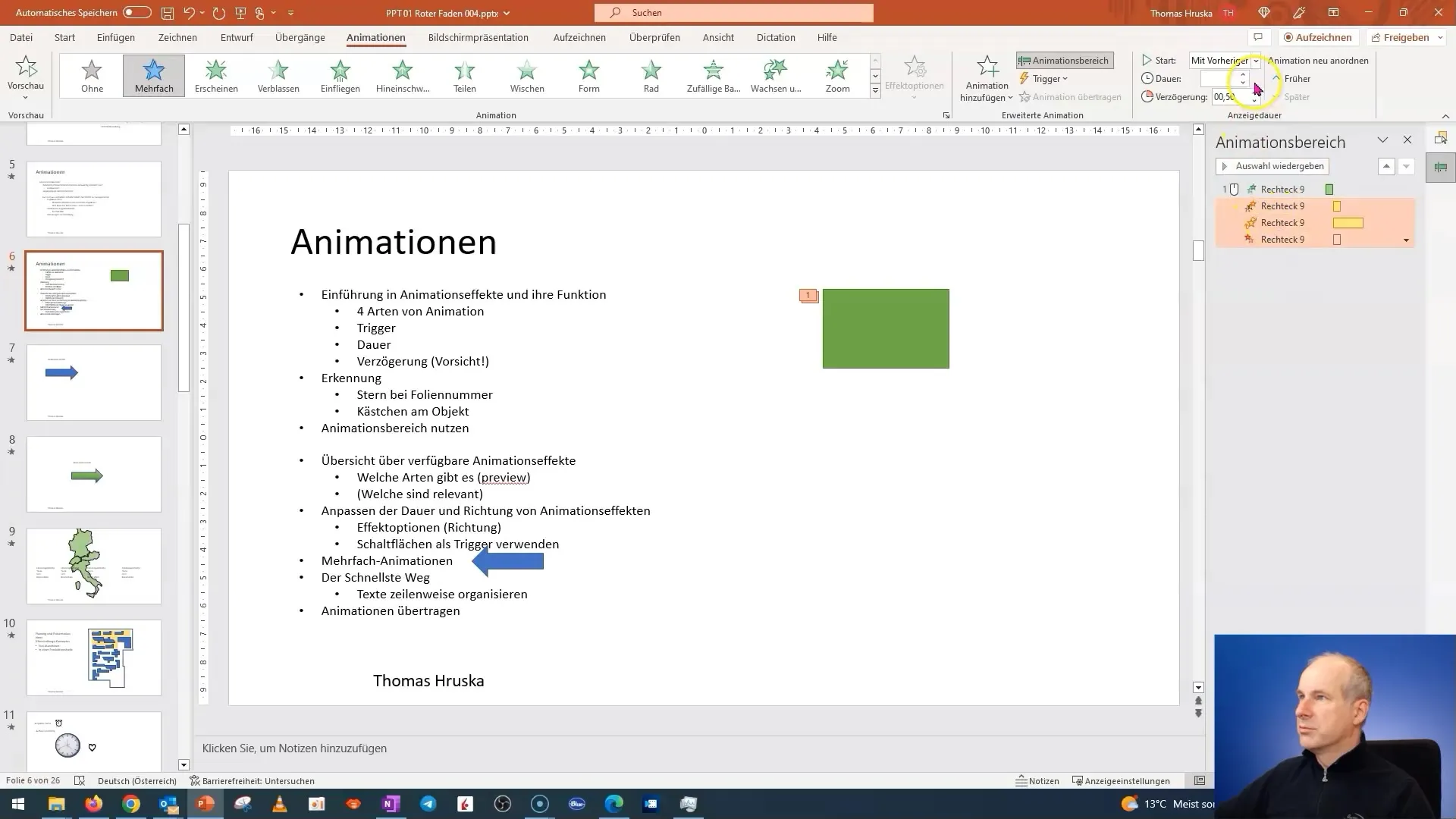 PowerPoint-tutorial: Flere animasjoner og effektiv tekstorganisering