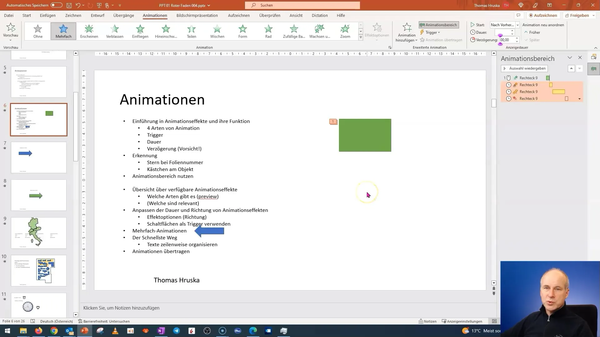 PowerPoint návod: Viacnásobné animácie a efektívna organizácia textu