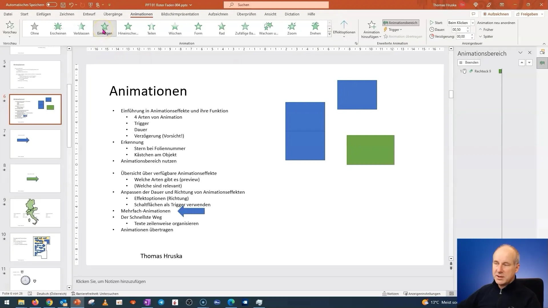 PowerPoint-tutorial: Flere animationer og effektiv tekstorganisering