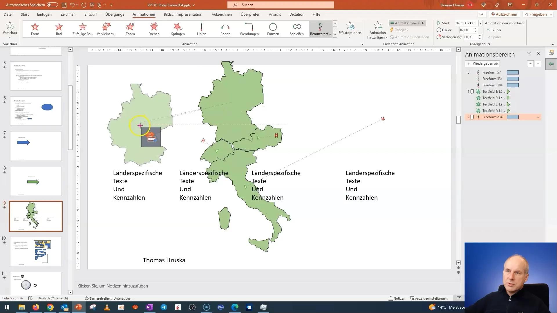 PowerPoint : Application professionnelle des trajectoires d'animation - Guide étape par étape