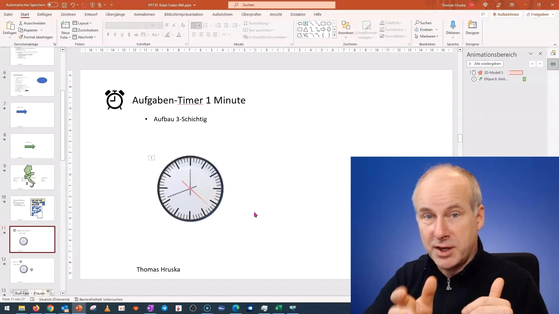 Stwórz unikalny licznik czasu odliczający dla prezentacji w PowerPoint