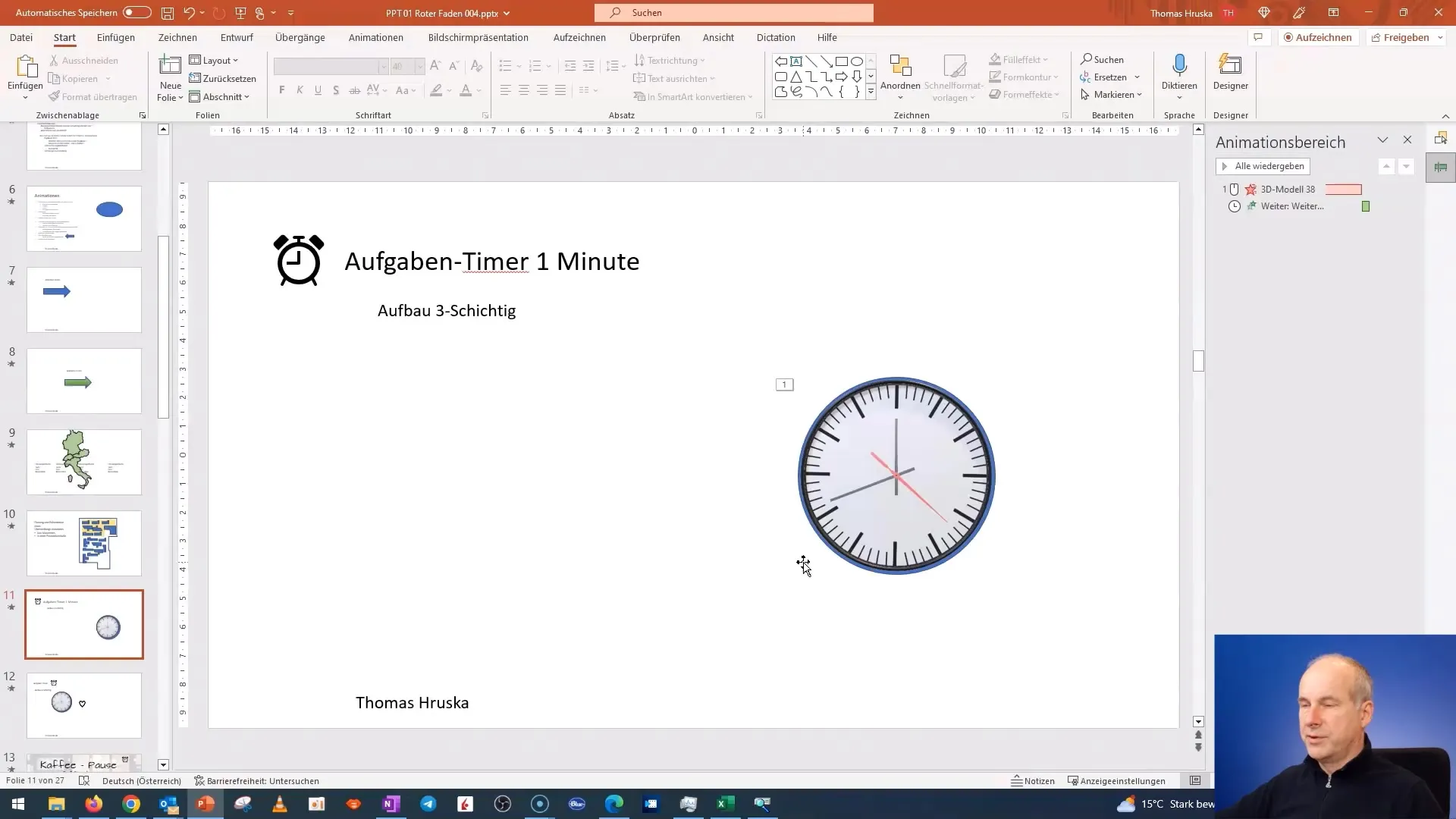 Create a unique countdown timer for your PowerPoint presentation