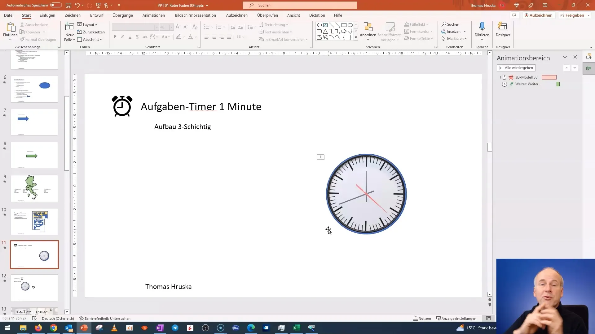 Create a unique countdown timer for your PowerPoint presentation