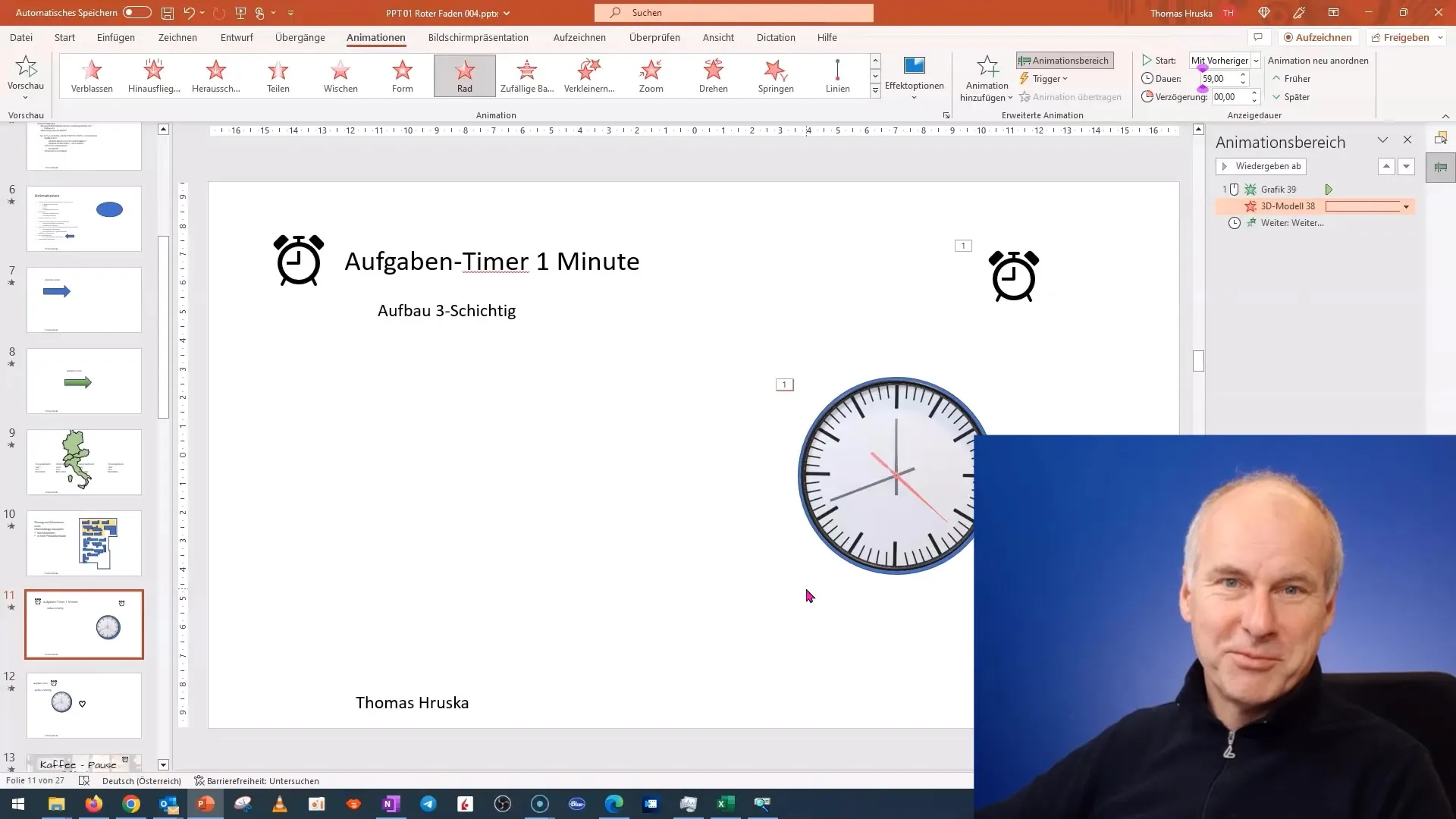 Create a unique countdown timer for your PowerPoint presentation