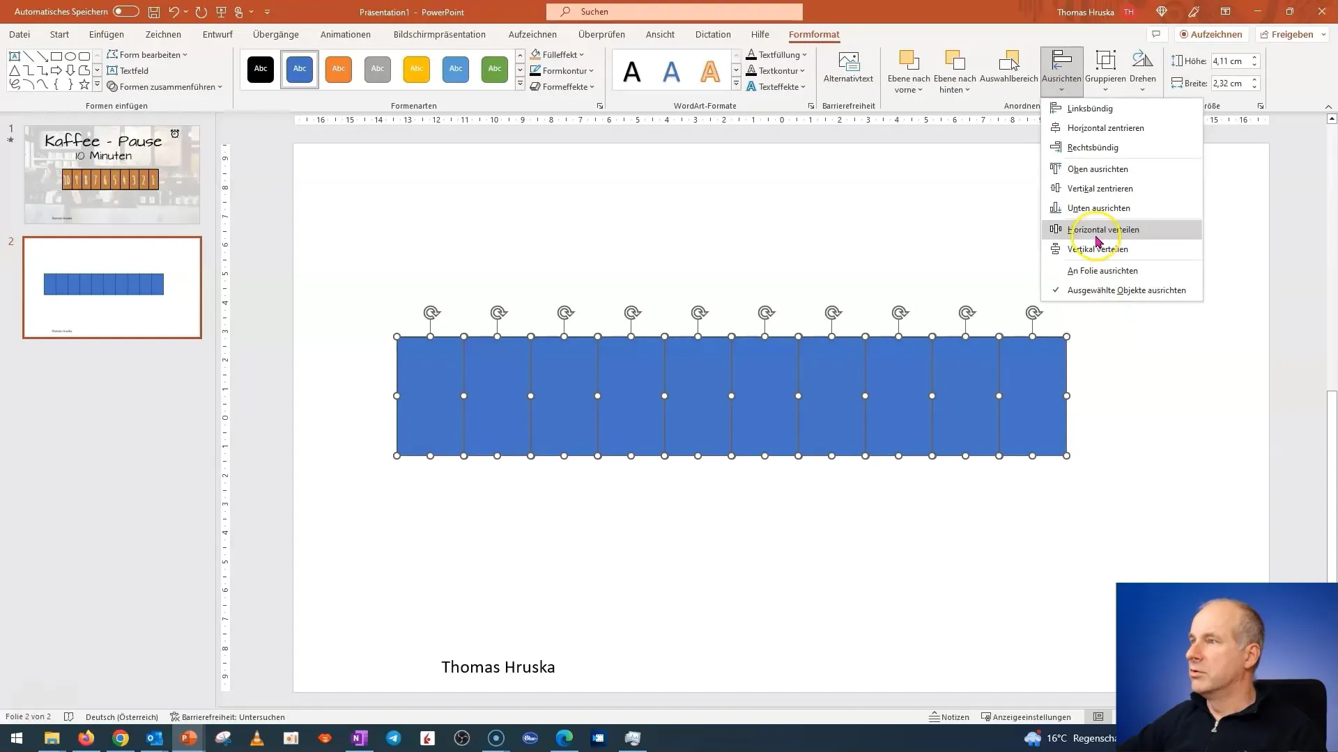 Stwórz kreatywne animacje w programie PowerPoint na przerwę kawową