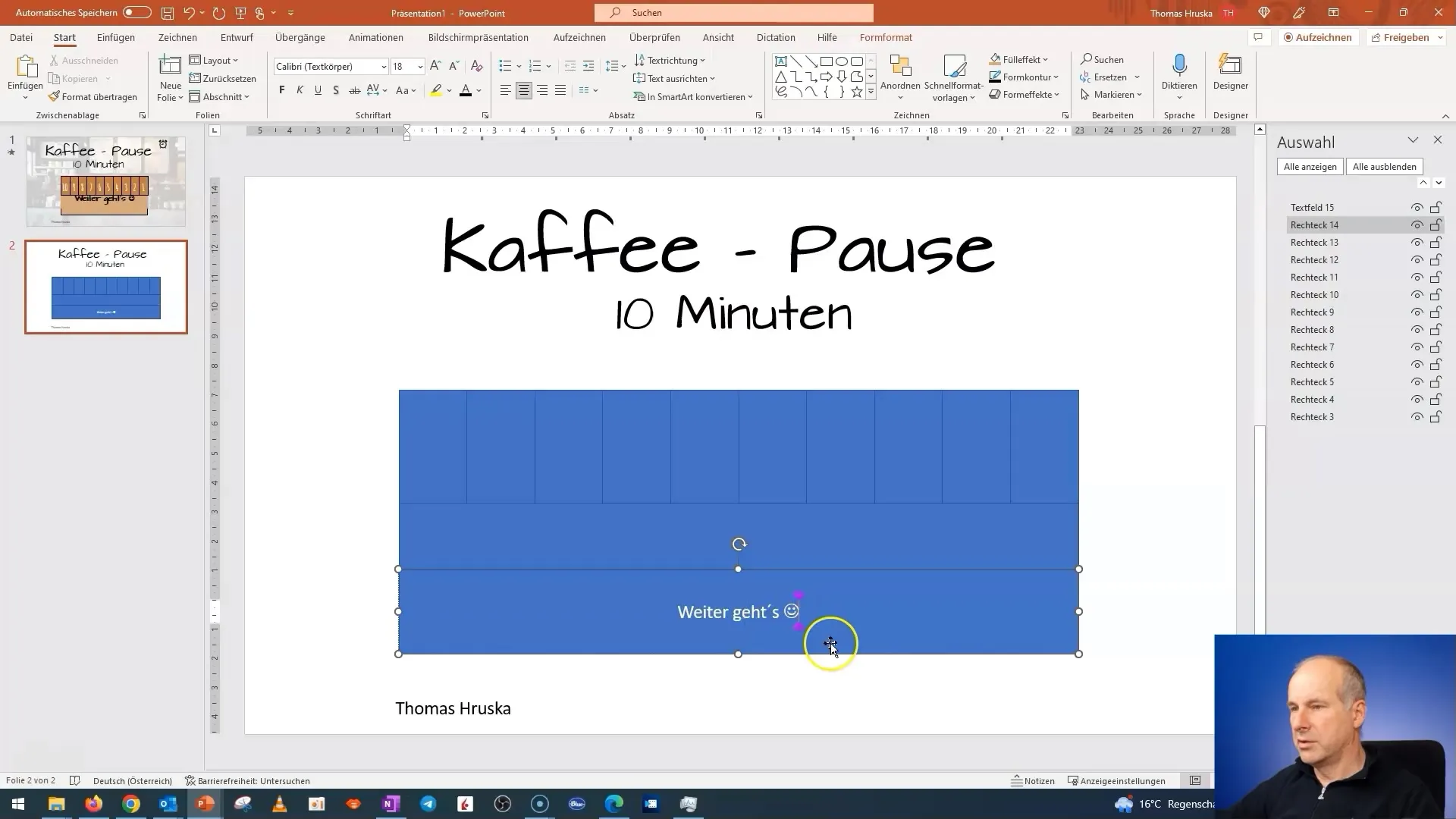 Kreatív PowerPoint animációk tervezése a kávészünetre