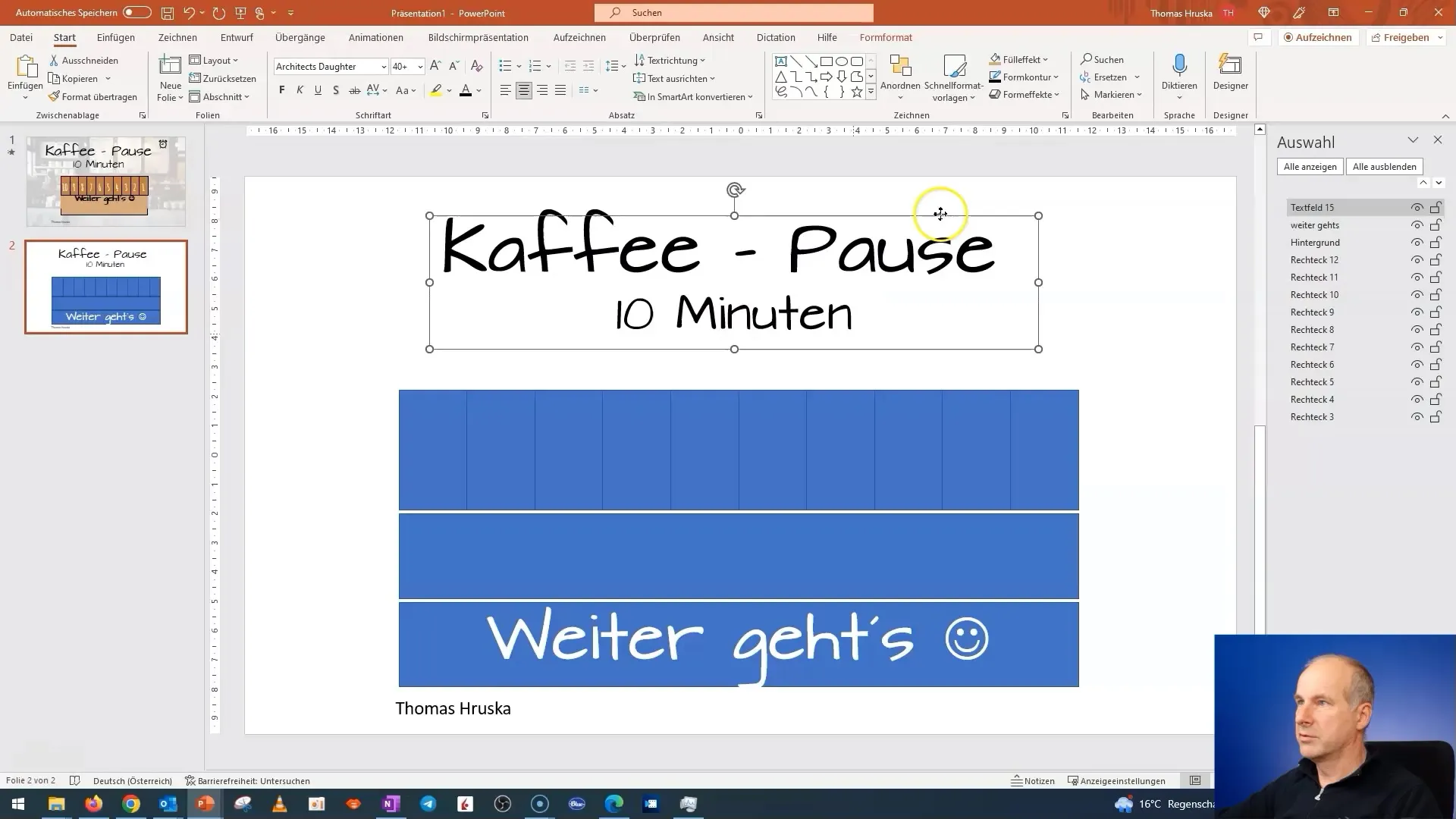 Tworzenie kreatywnych animacji w programie PowerPoint na przerwę kawową