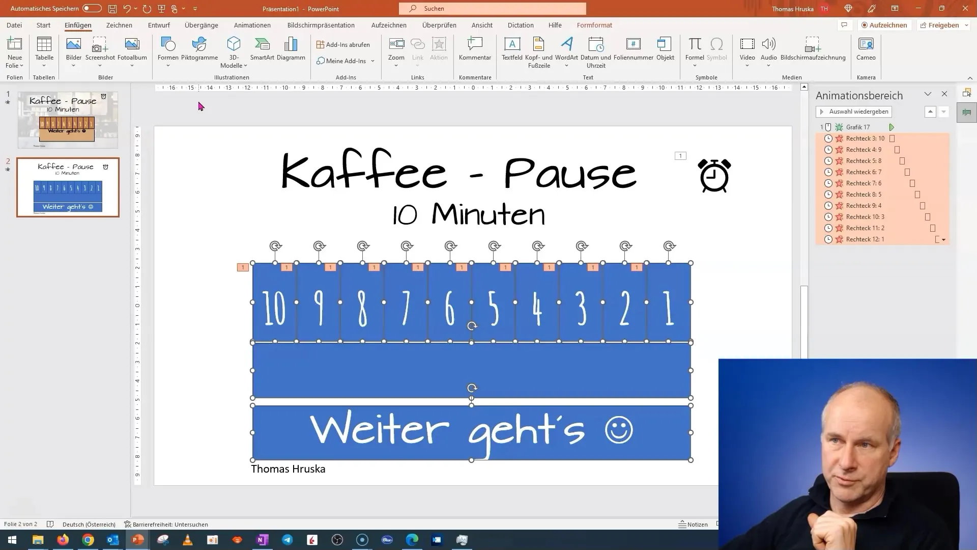 Créer des animations PowerPoint créatives pour la pause café